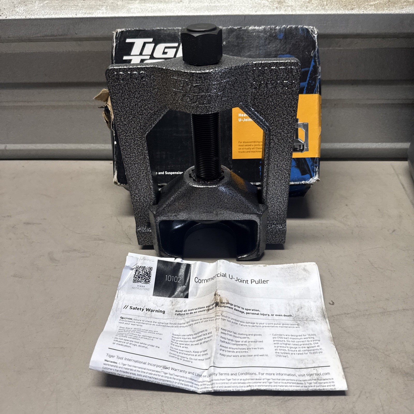 10102 Tiger Tool Heavy Duty U-Joint Puller