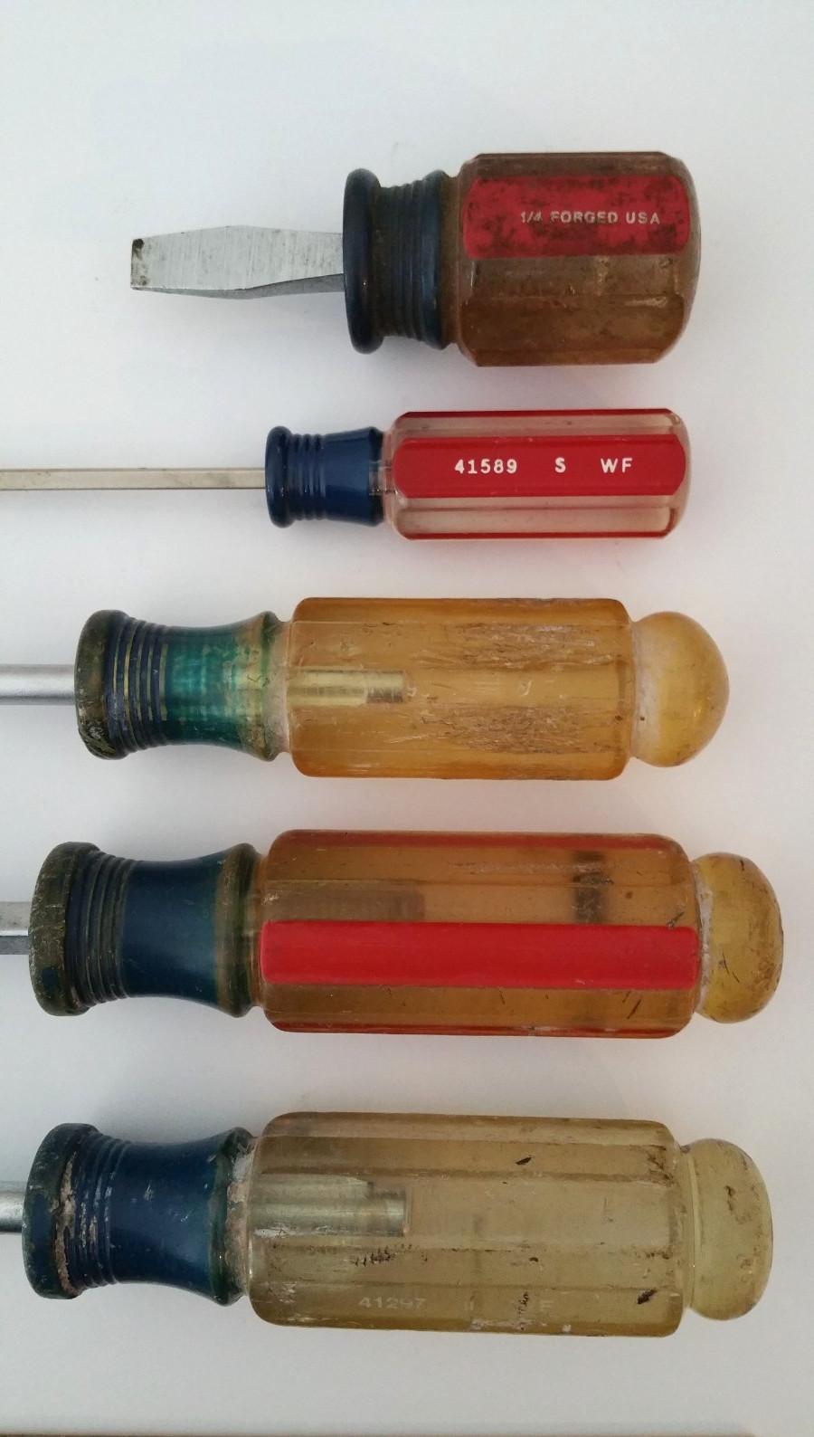 Craftsman Screwdriver 5 Pc Set Flat/Slotted and Phillips USA K312