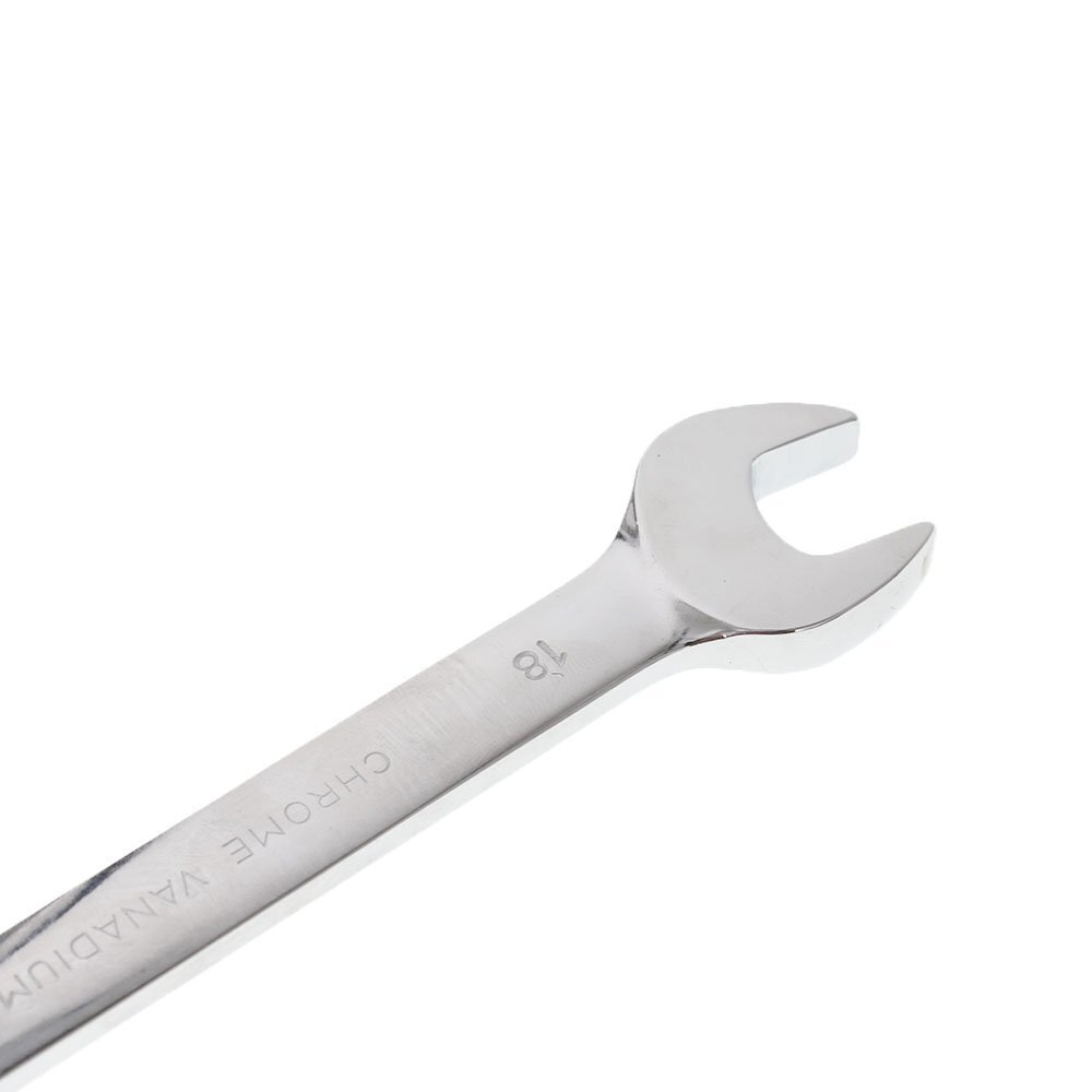 12PCS 8-19mm Metric Flexible Head Ratcheting Wrench Combination Spanner Tool Set