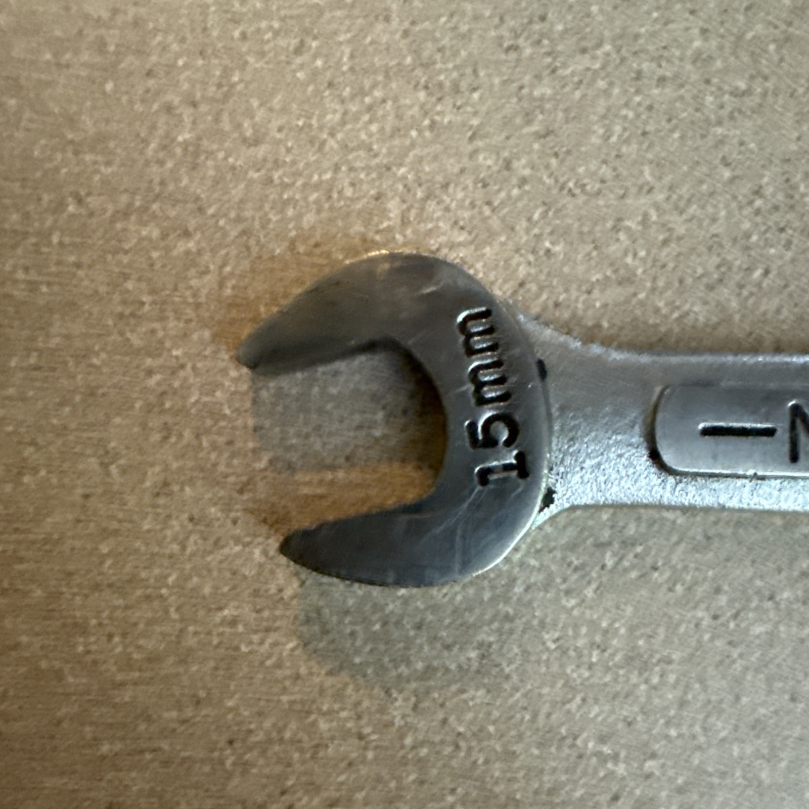 NAPA NDM55 15mm 12 Point SAE Chrome Combination Wrench USA