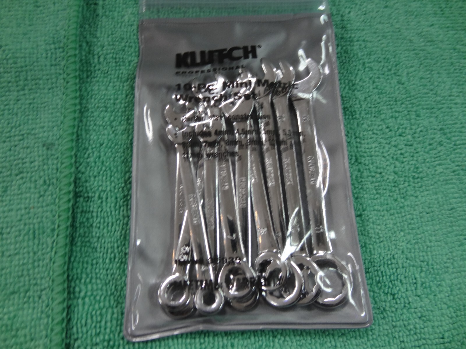 NEW Klutch 10 Pc. Mini Metric Ignition Wrench Set -35939