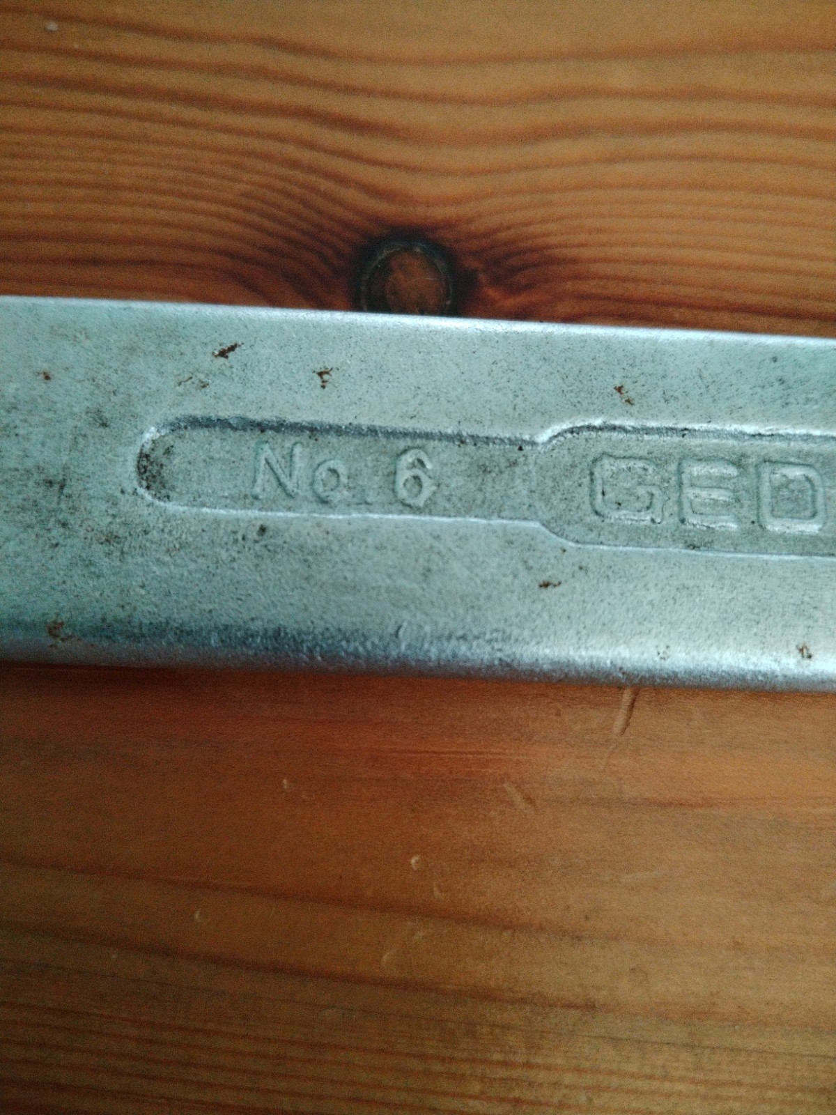 🇬🇧 GEDORE No.6 Open Ended Spanner 1 1/16 & 1 1/8 Classic Car Truck Bus Tool