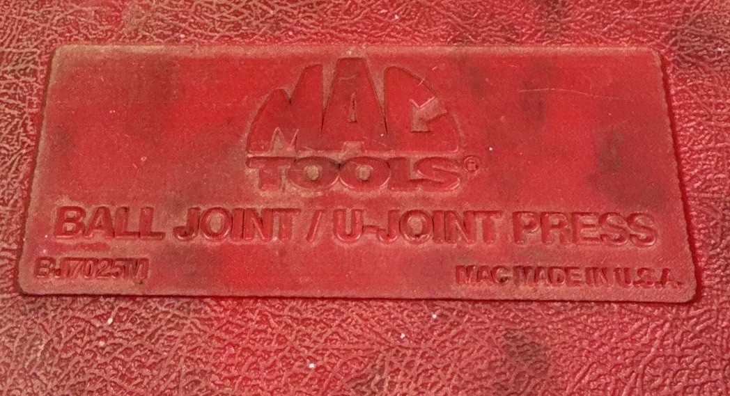 Mac Tools BJ7025M Ball Joint and U Joint Press Combination Made In USA Complete