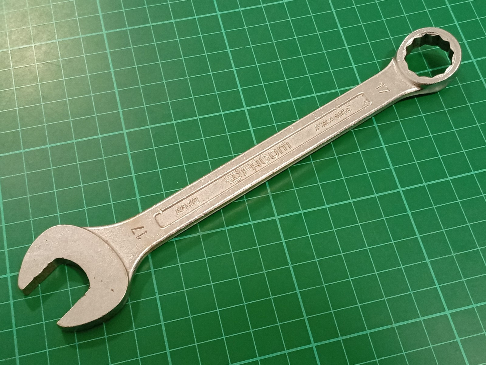 Facom No40, 17mm Vanachrome Combination Spanner, Made In France