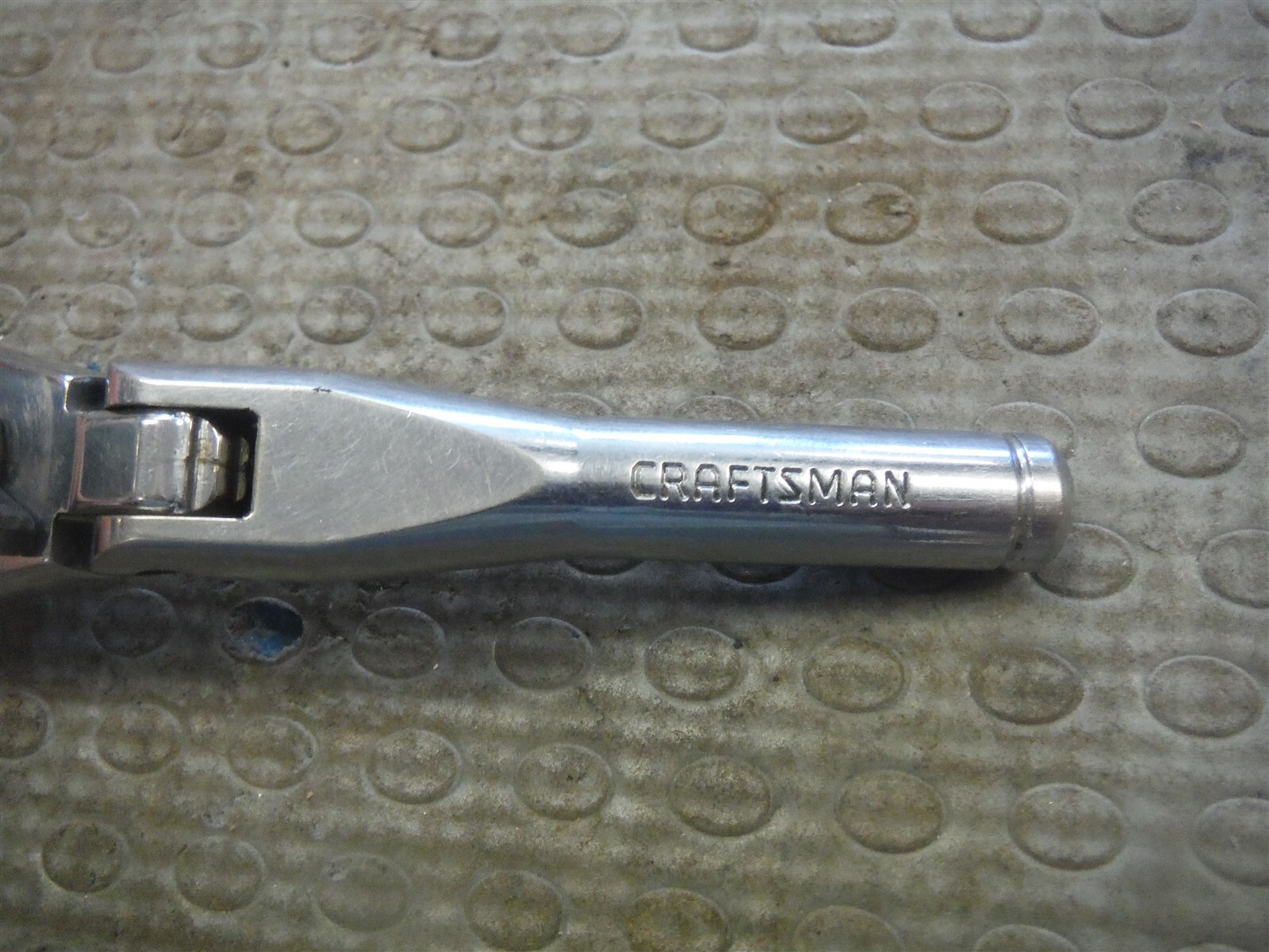 Craftsman Vintage USA 44834-VS Stubby flex ratchet 3/8″ dr. qwik release *R236
