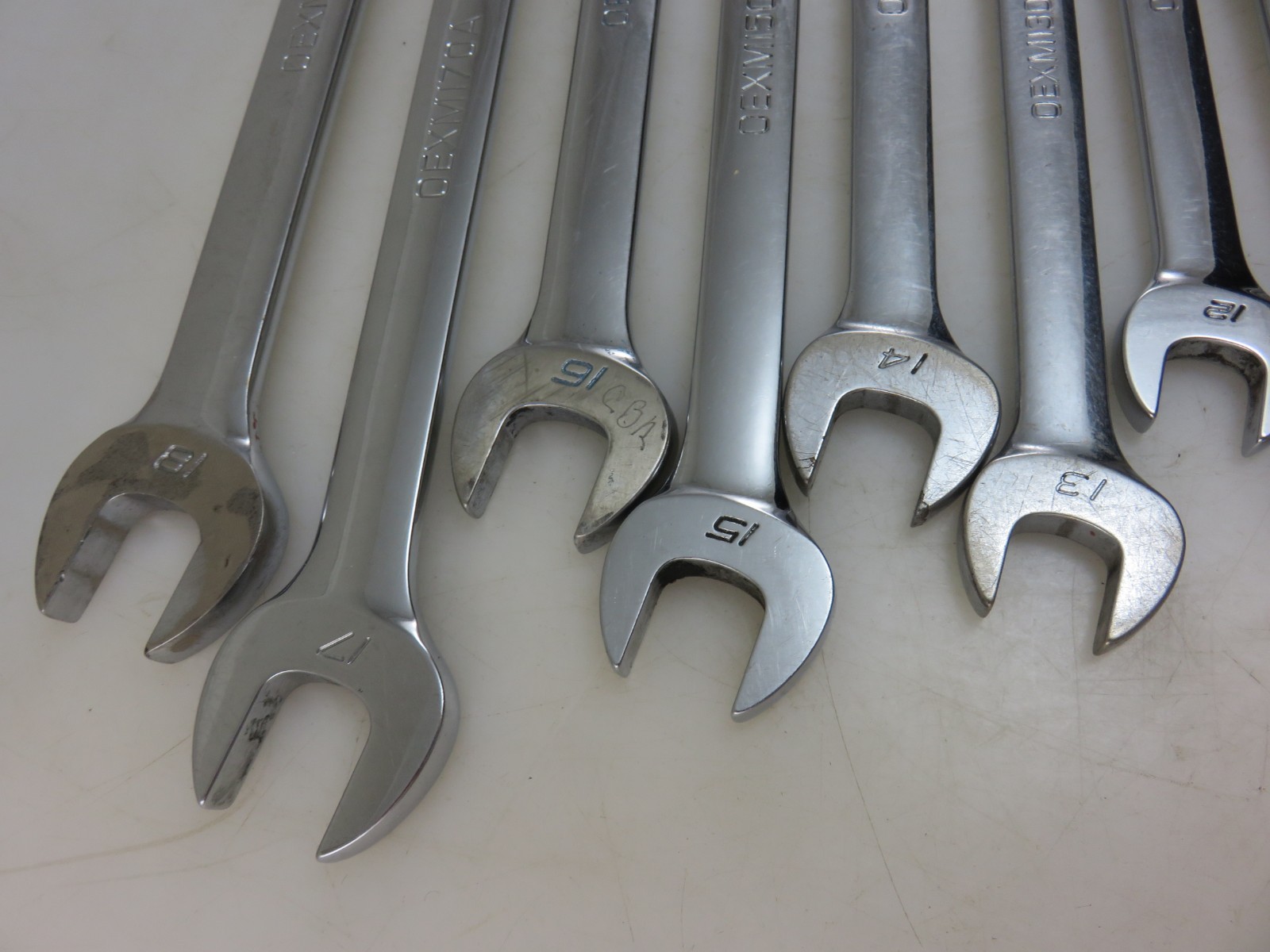 Snap-On METRIC OEXM Series Combination Wrench 9pc Set 10mm-18mm USA Made