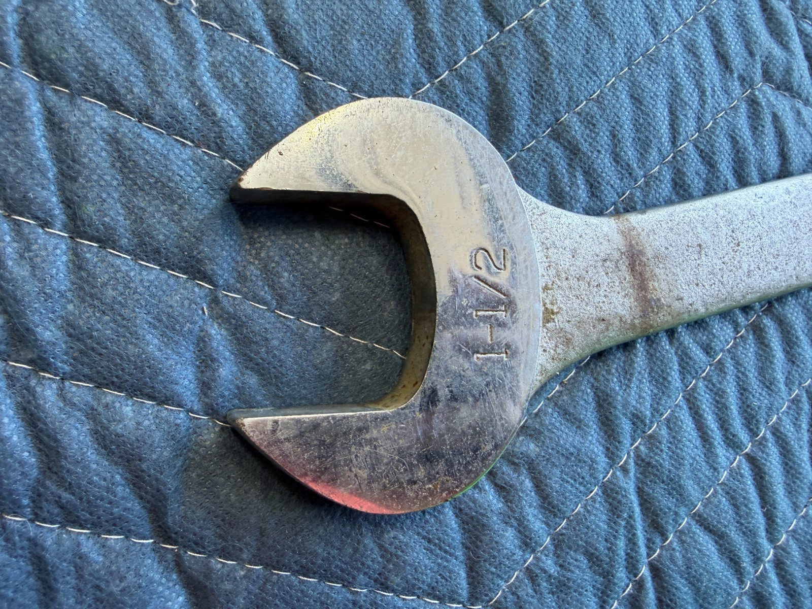 Vintage RareCraftsman =V= 1-1/2 in x 1-5/8 in Double Open End Wrench Made in USA