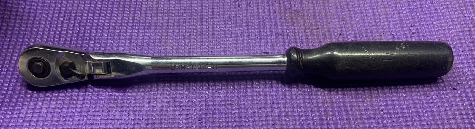 Craftsman 44836 -VT- 3/8″ Ergo Flex Head Ratchet Full Polish Black Handle