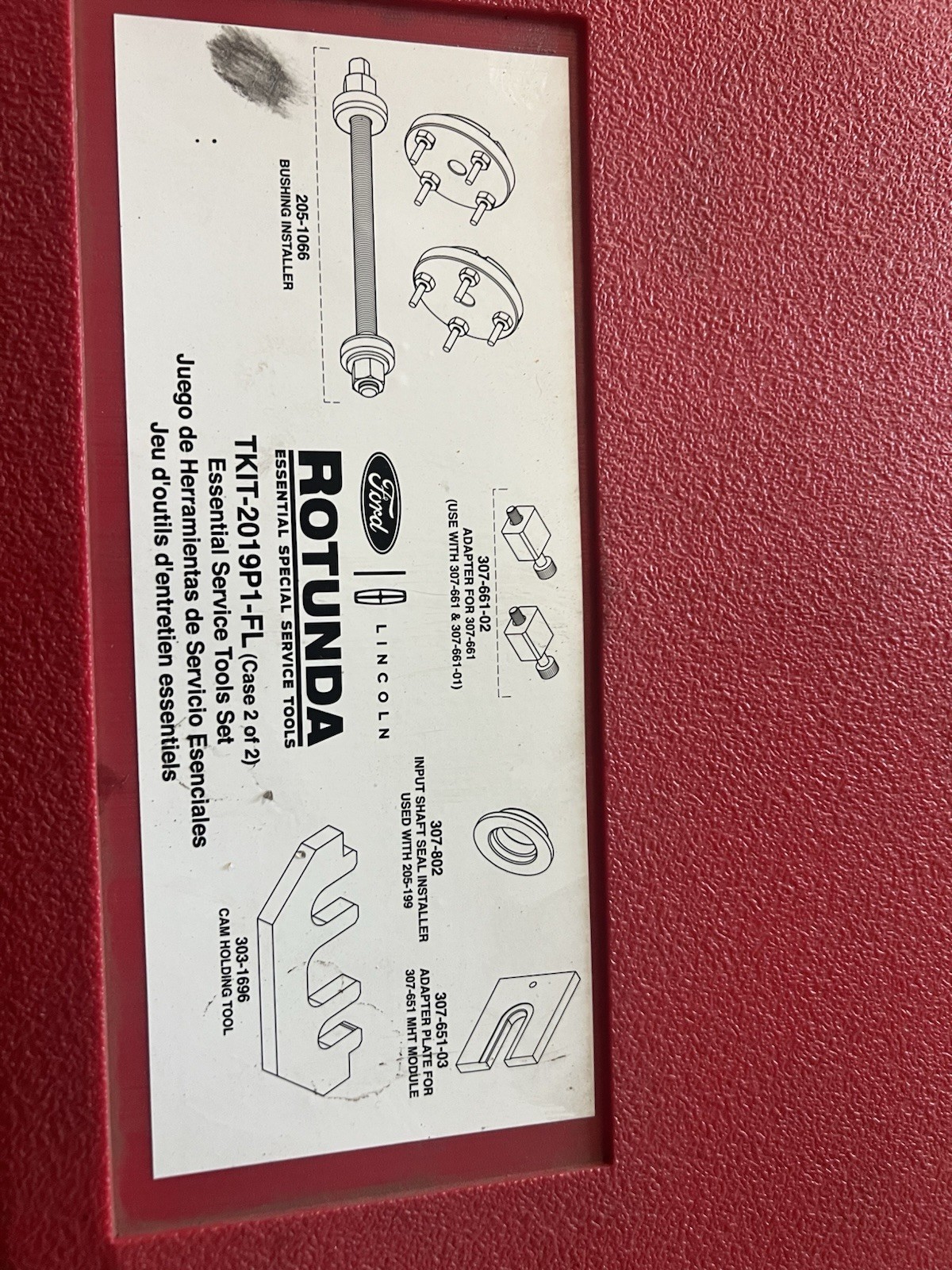 Ford Rotunda TKIT-2019P1-FL 2.0 Diesel Tools Both Cases Plus more EXTRA Read