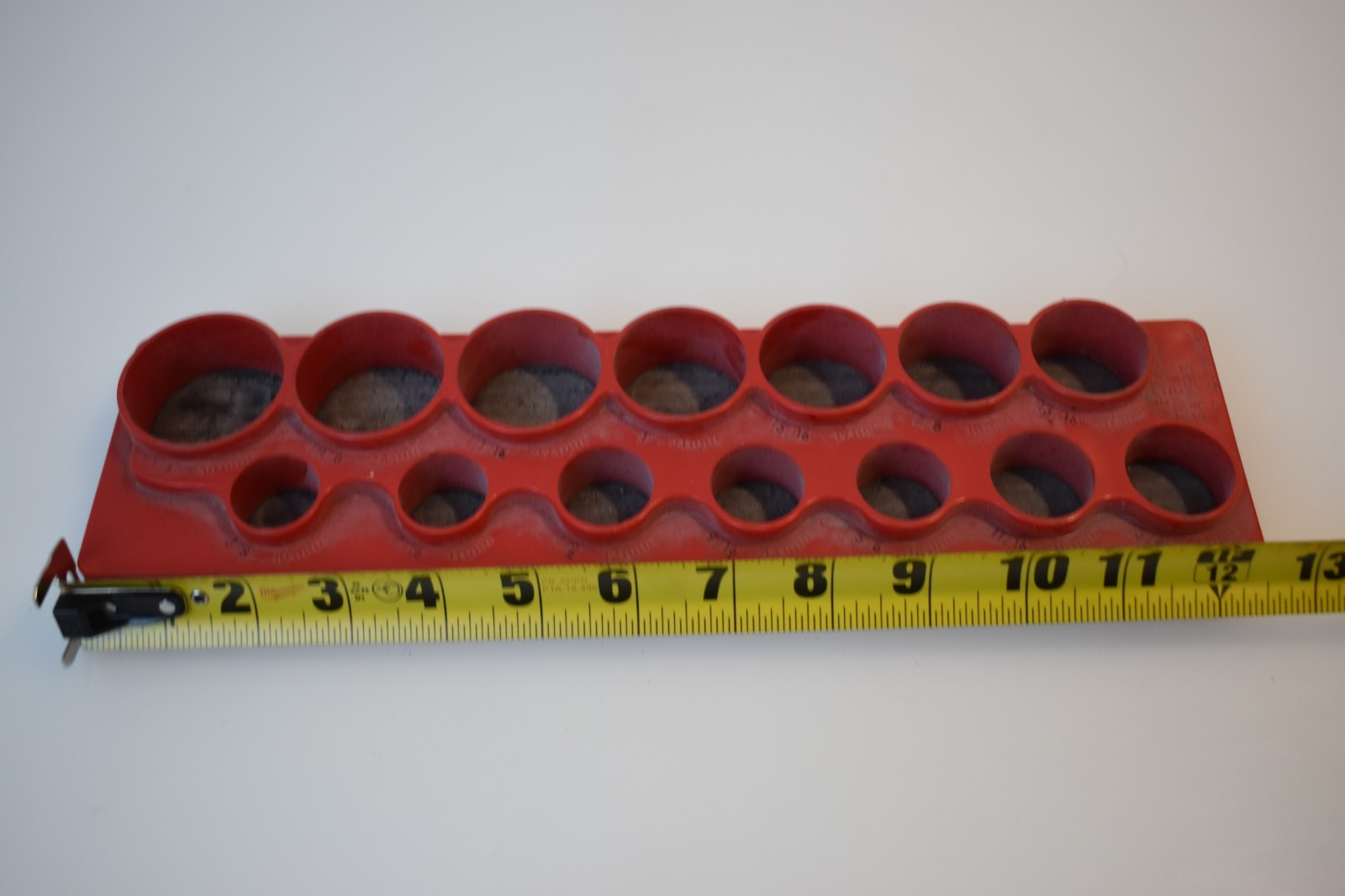 Mechanics Time Saver 5010 Series 14 hole Shallow Socket Organizer 1/2″ Drive