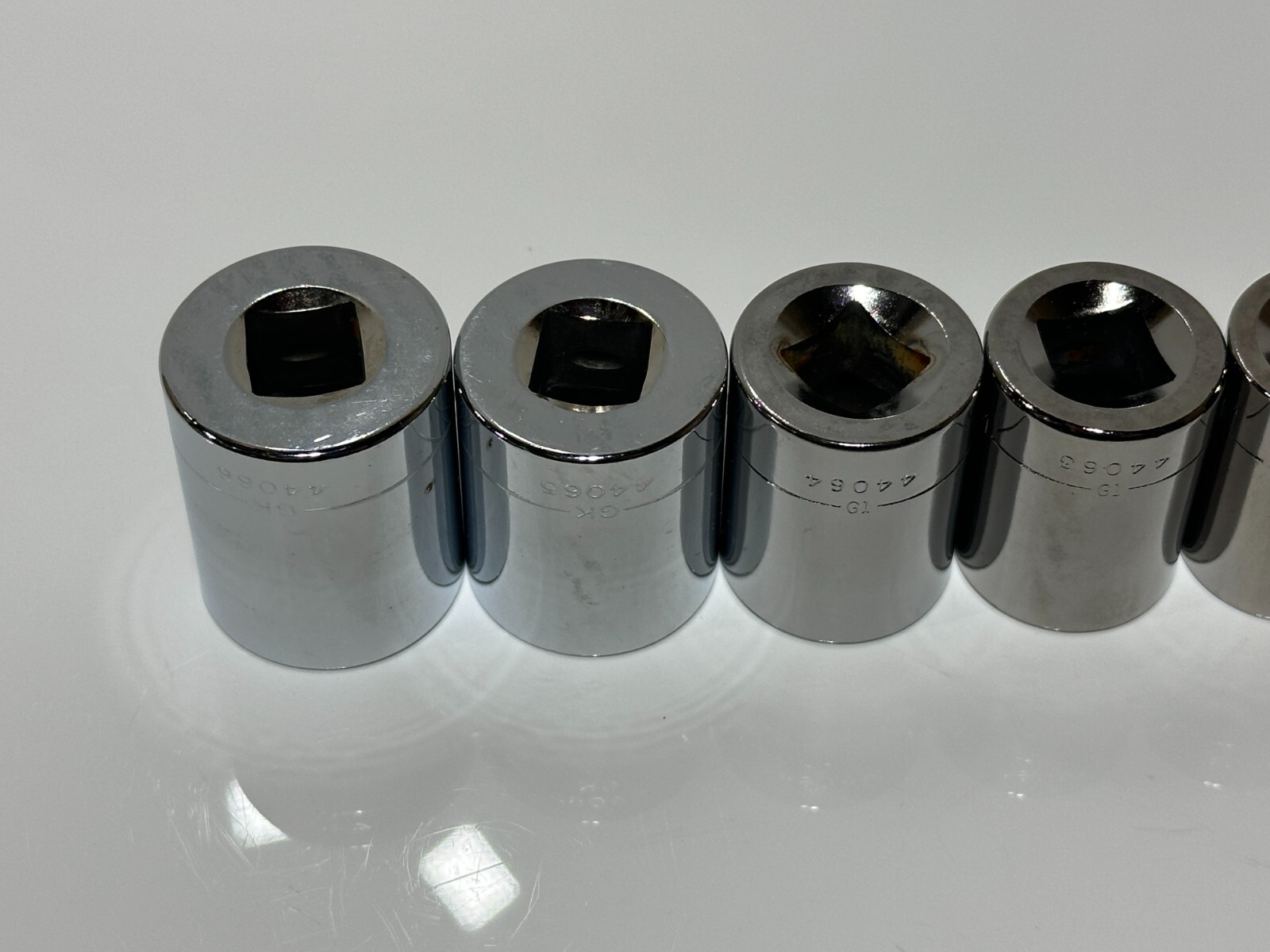 Craftsman USA (NOS) 10pc SAE 7/16″ – 1″ Shallow Socket Set – 1/2″ Drive, 6 Point
