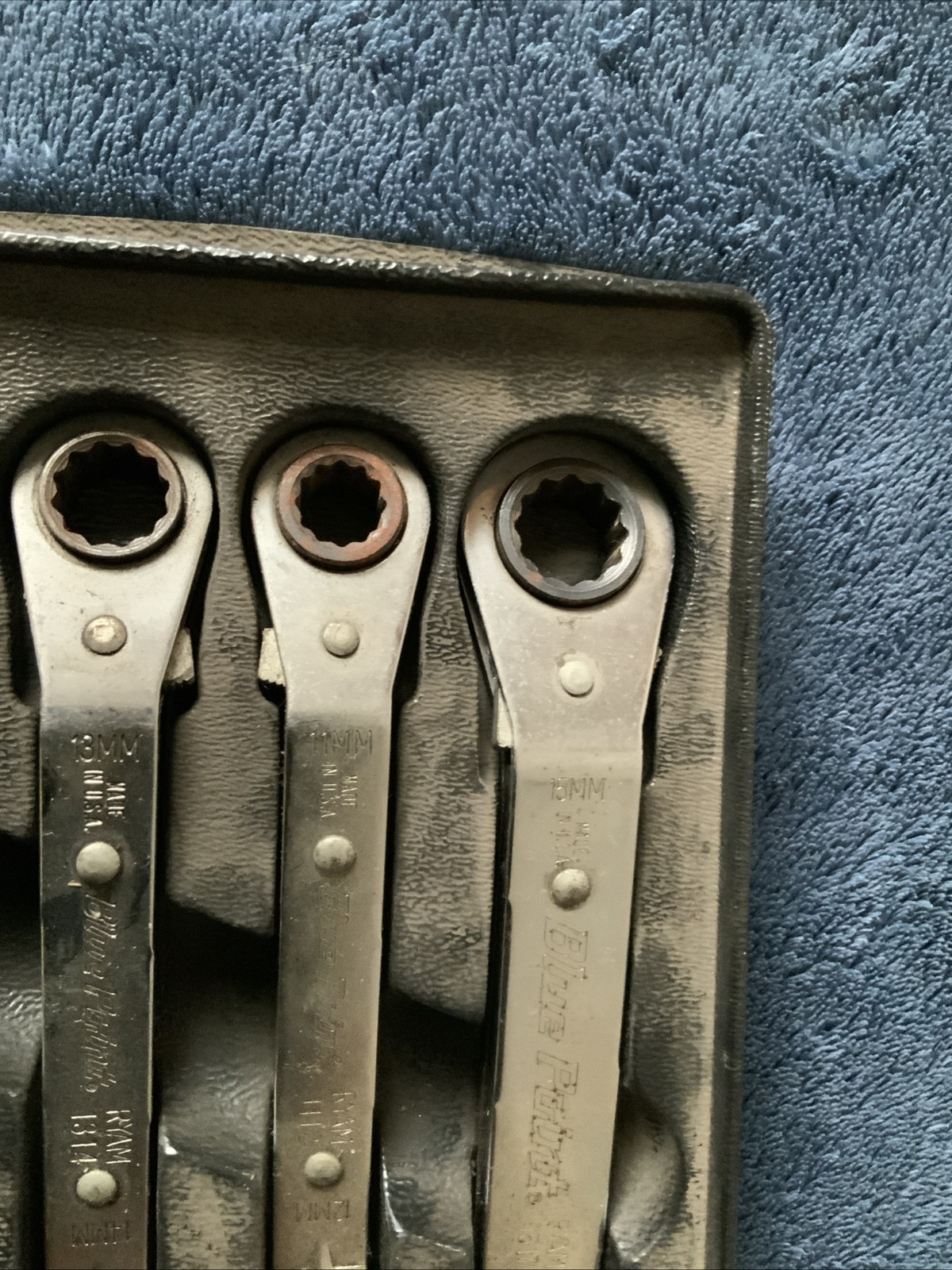 Blue Point 5pc 25 Degree Offset Ratcheting Wrench Set, Ryam….metric….