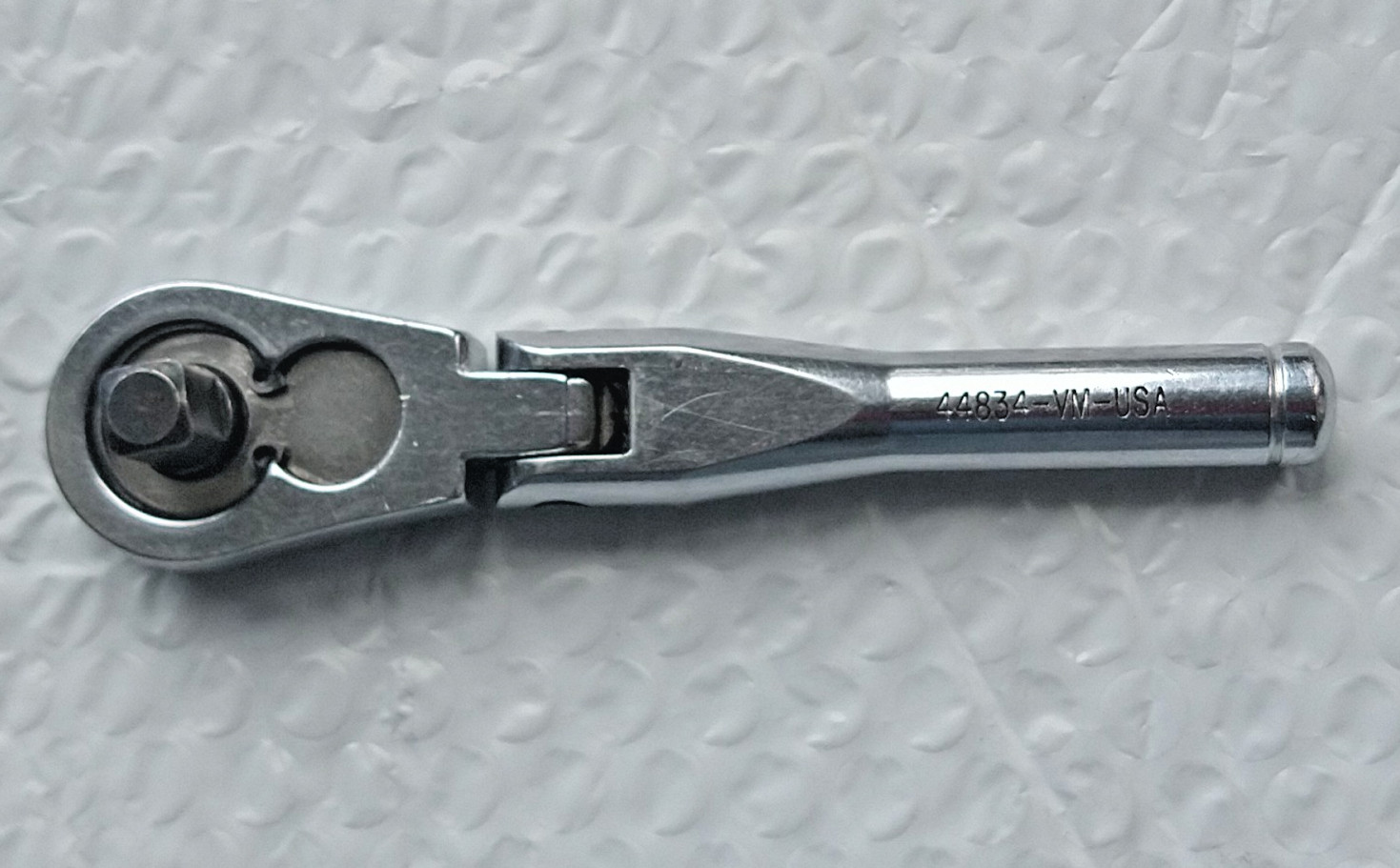 CRAFTSMAN TOOLS 44834VM, 3/8″ DR FLEX HEAD RATCHET, 5.5″ L *QUICK RELEASE *USA*