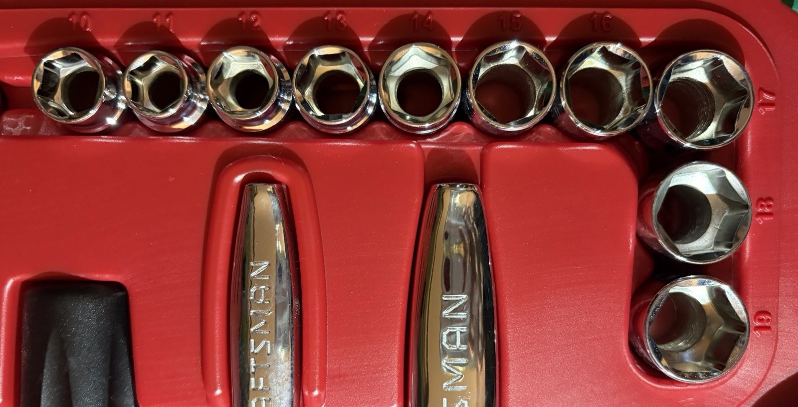 NOS New Sears CRAFTSMAN 51 Piece Max Axess Pass Thru Mechanic’s Tool Set 29309