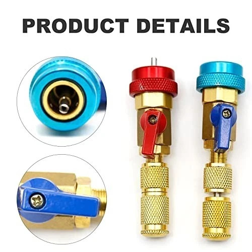 R134A Valve Core Remover Installer Tool Kit – 2 Pack for AC Refrigerant Systems