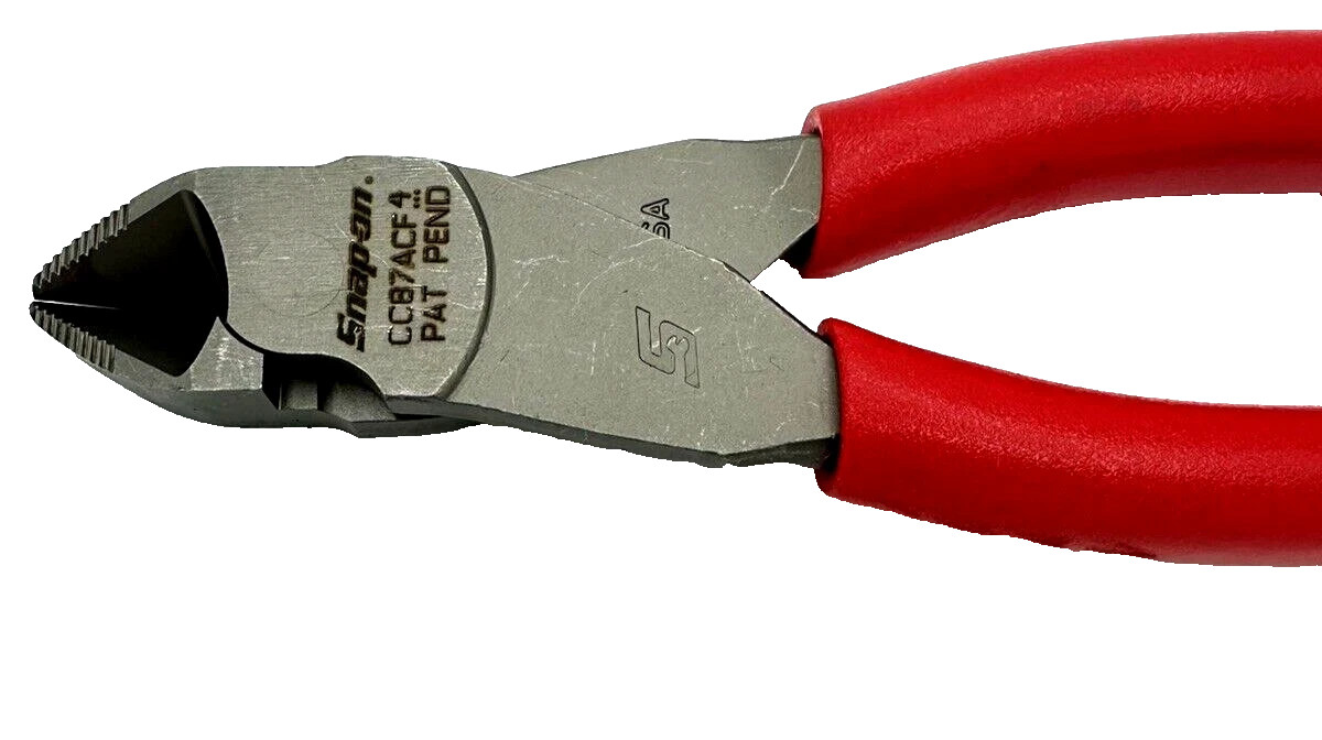 Snap-on RED 8″ Combination Cut Flush Cutter w/Hard Wire Feature CC87BCF NEW USA