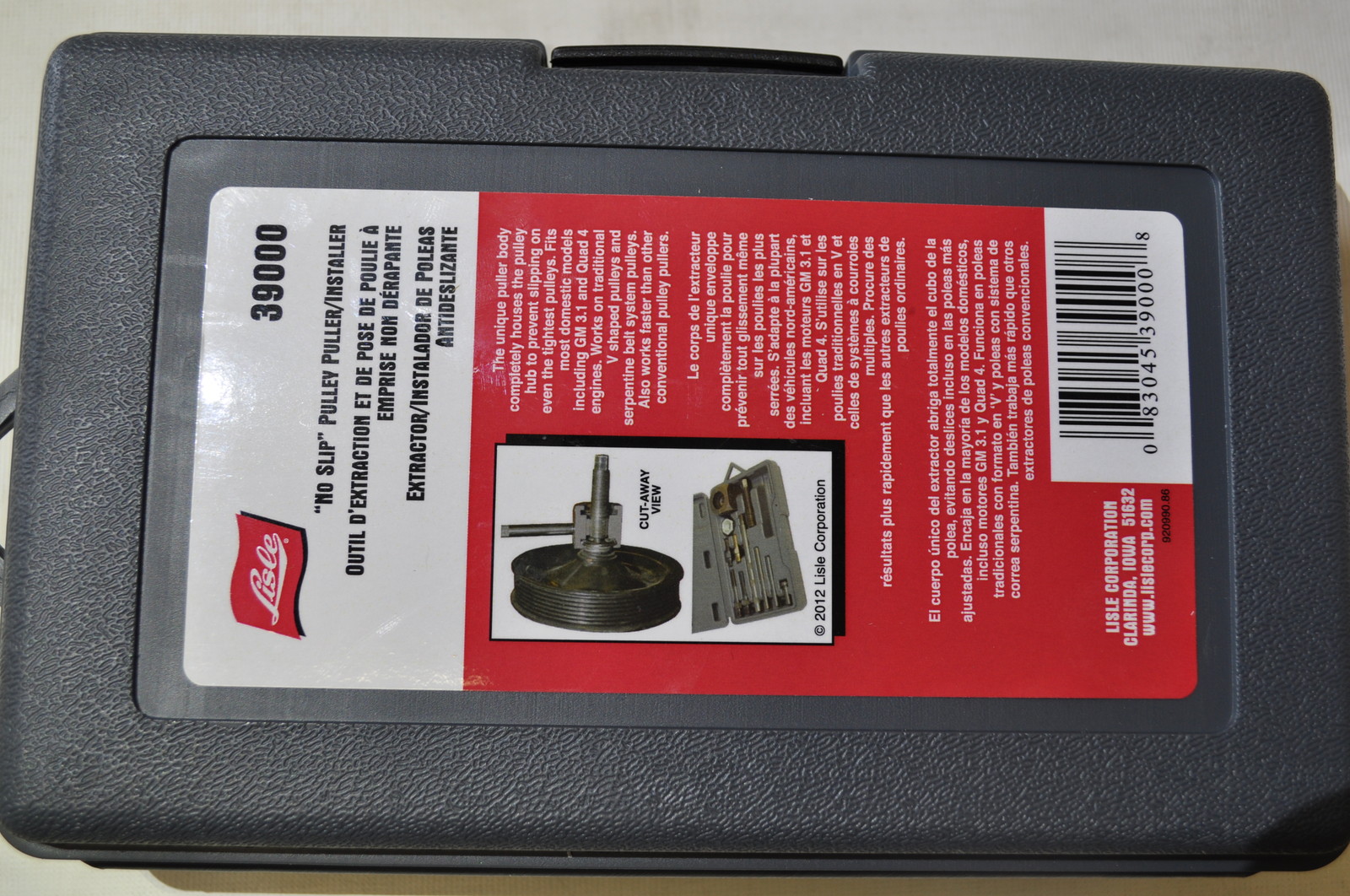 Power Steering Pulley Puller no slip pulley puller remover & Installer LIS-39000