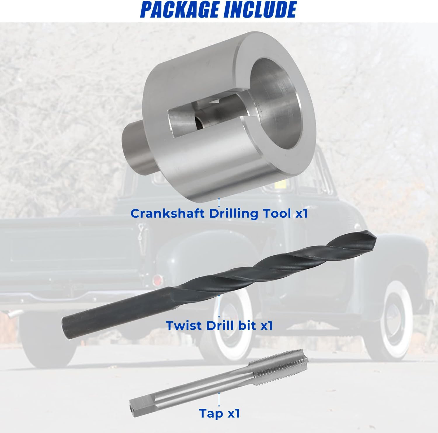 Crankshaft Drilling Fixture Balancer Bolt Tool For 283 327 250 235 261 230 348