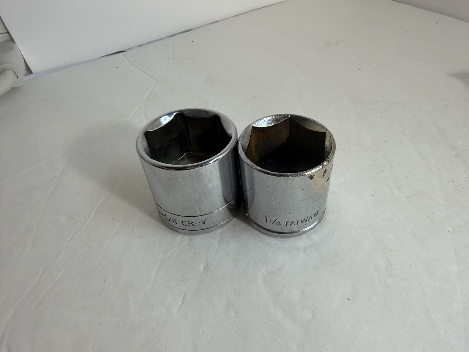 2pc 1-1/4” Drive Sockets CR-V Heavy Duty Large Socket Set