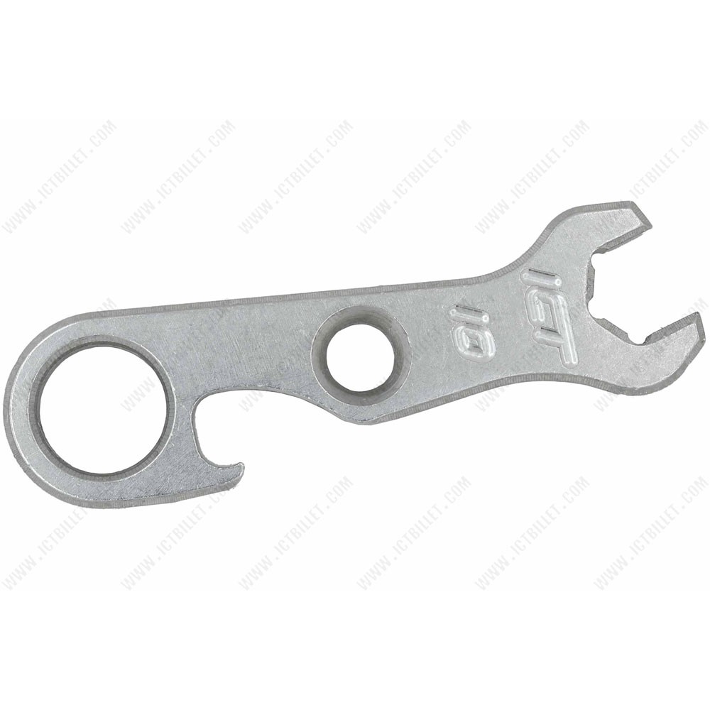 ICT Billet 551929-KY02; Keychain 10mm Wrench w/ Bottle Opener, Billet Aluminum