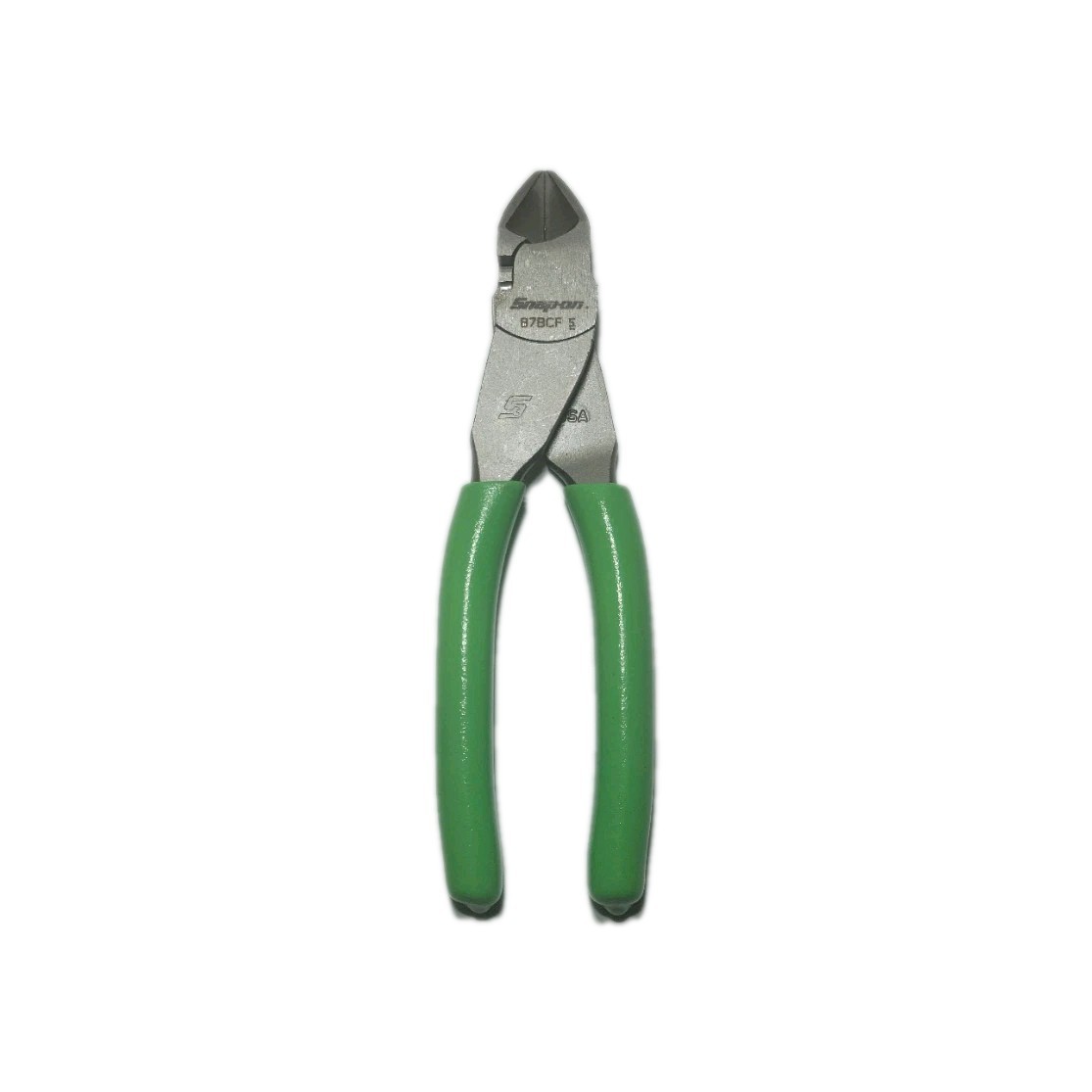 Snap-on Tools USA NEW 7″ Diagonal Cutter Soft Grip GREEN 87BCF