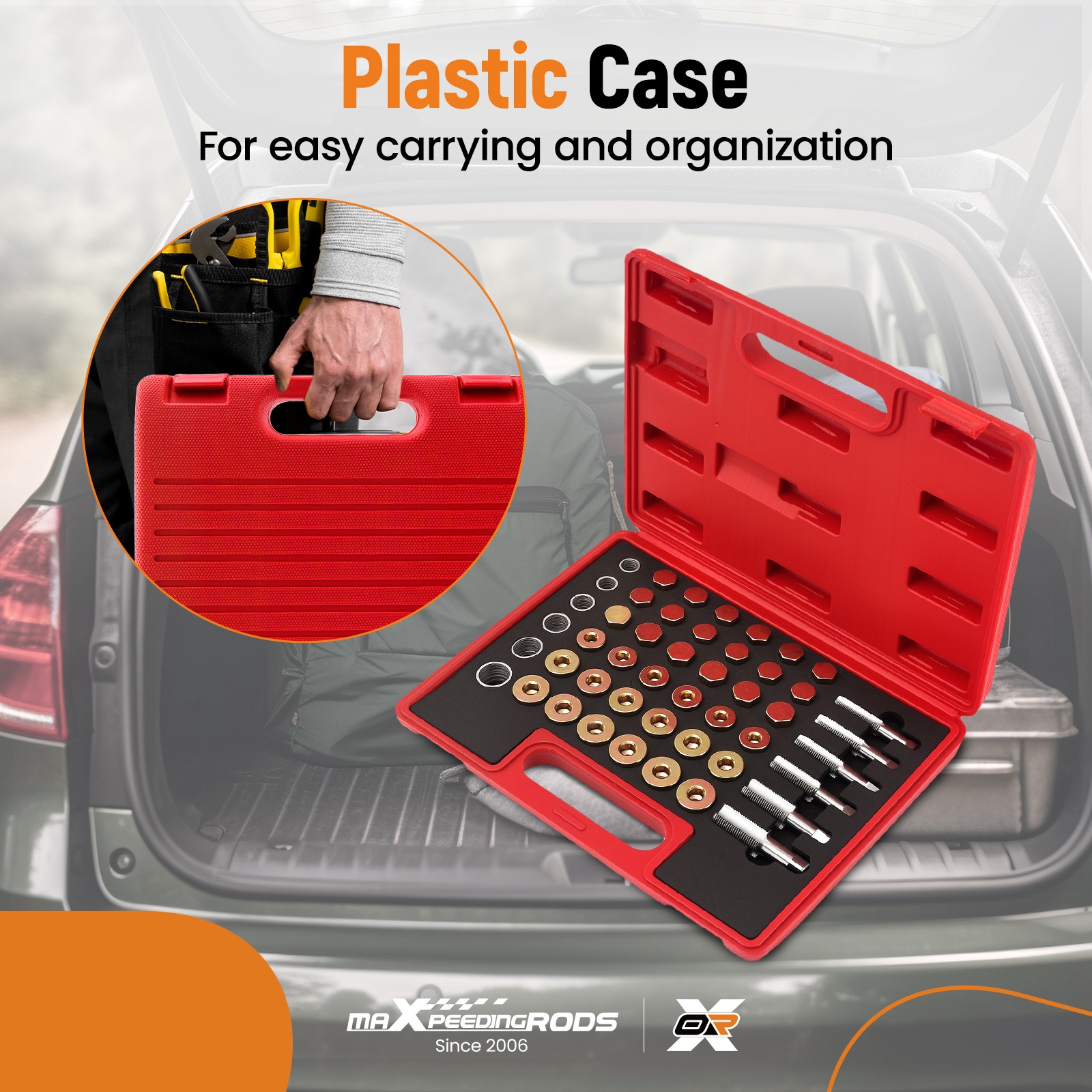 Complete Oil Pan Thread Repair Kit for Auto M13-M22 114pc Tap & Plug Set