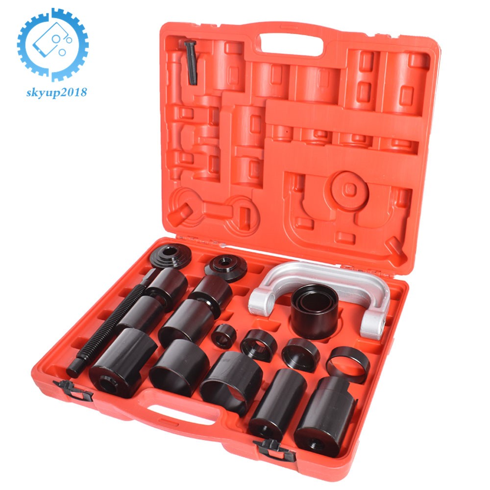 Auto Repair Service Removal Ball Joint Press Tool Kit & Master Adapter Set 21Pcs