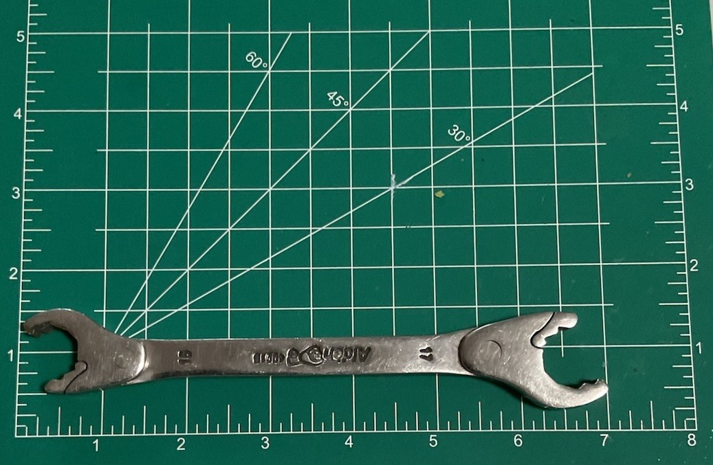 Chicago Alden 15mm 17mm Ratcheting Wrench Patented