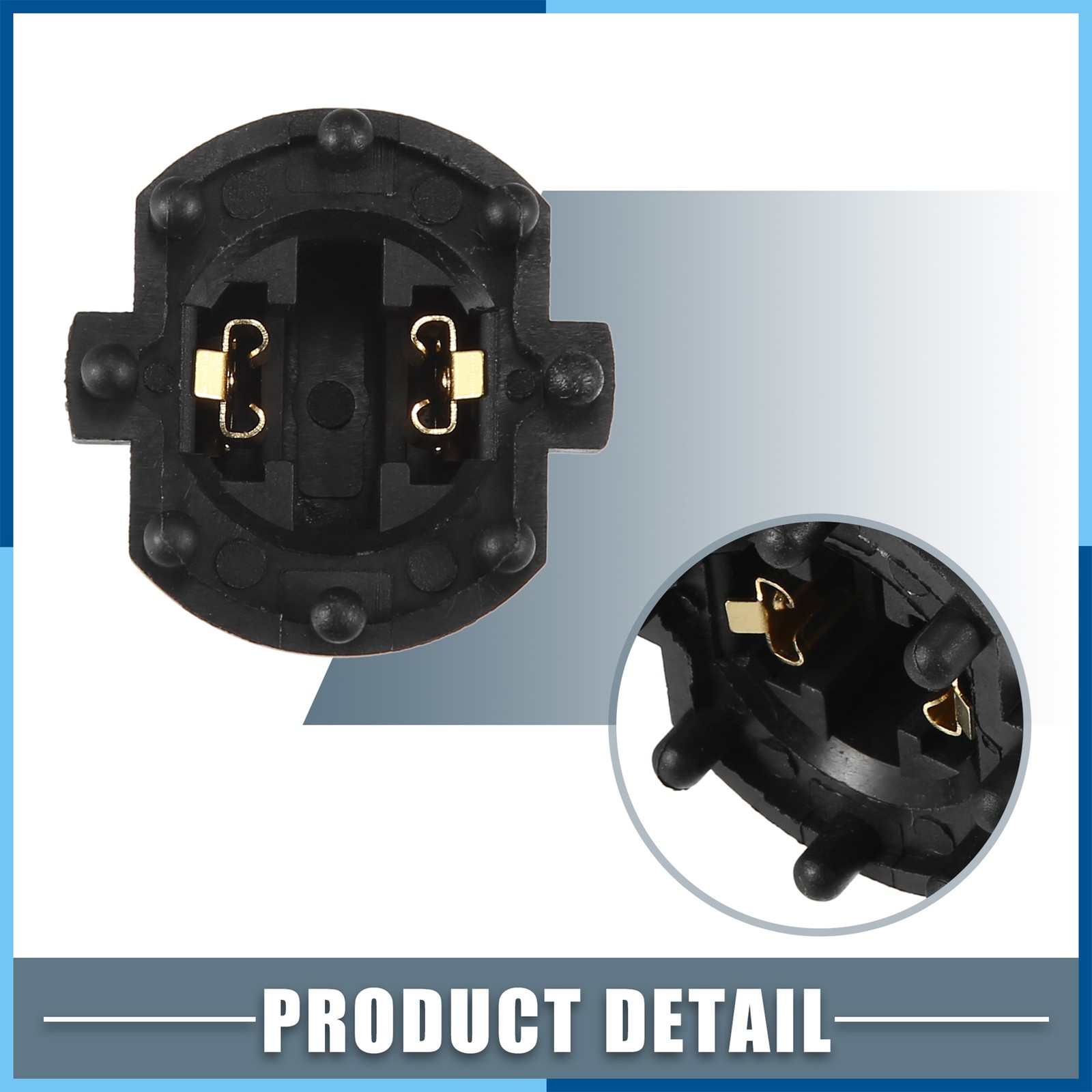 Car Headlight Bulb Socket Adapter B28V-51-0A3 Fit for Mazda 3 2004-2009 (2Set)