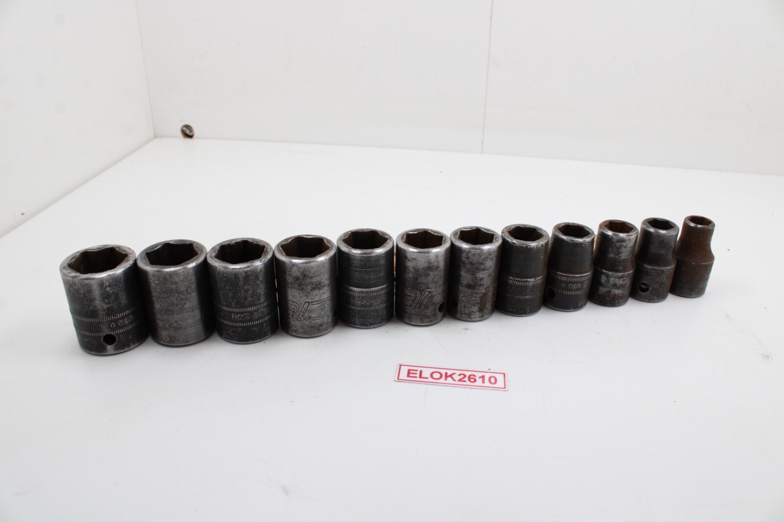 Snap-On IMM100-IMM210 1/2″ Drive 6 Point Metric Black Oxide Impact Socket Set US