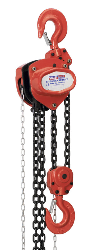 Sealey CB5000 Chain Block 5tonne 3m