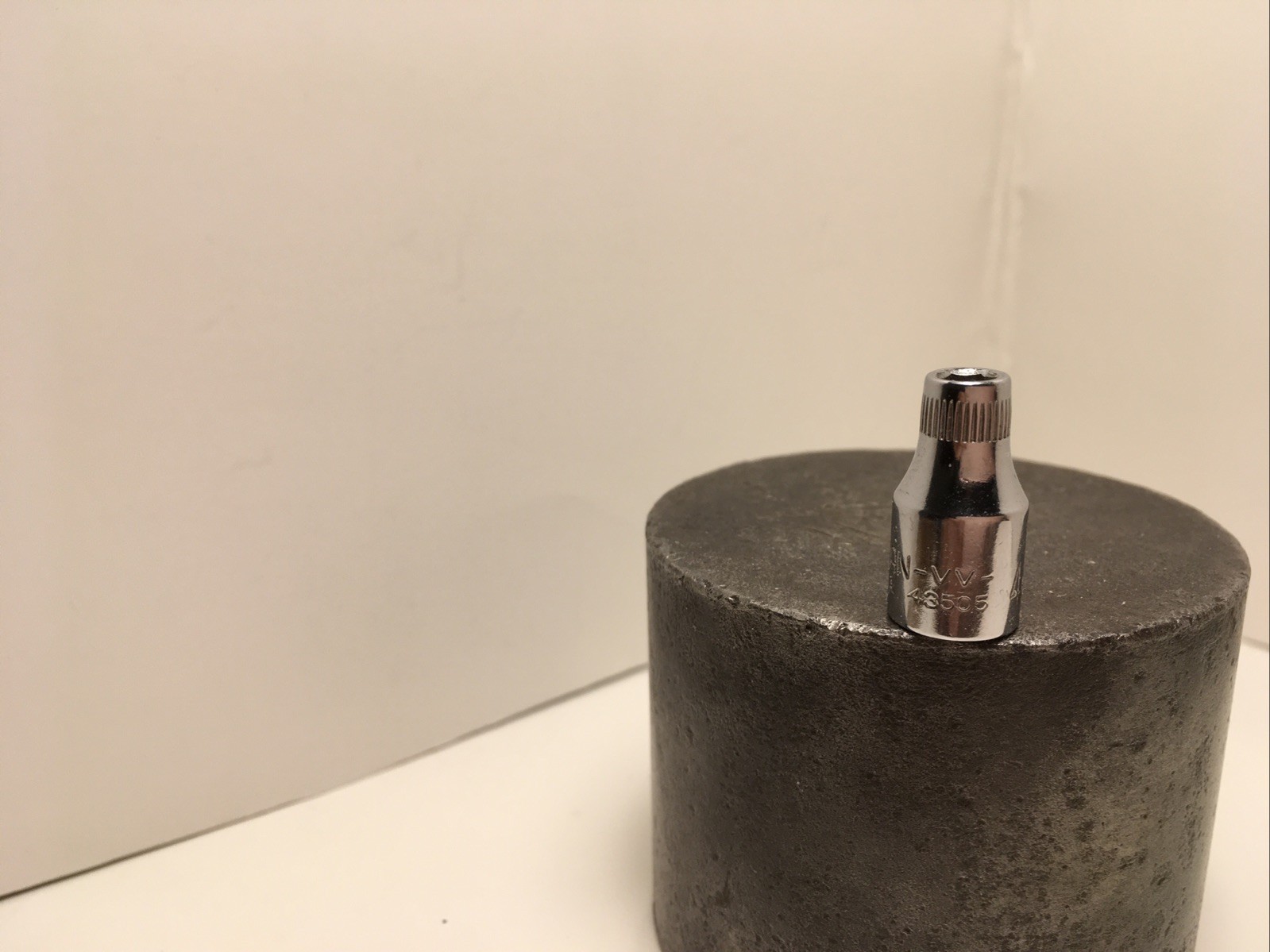 Vintage Craftsman 4mm Chrome Socket 1/4” Drive 6 Point 43505 VV Made In USA .