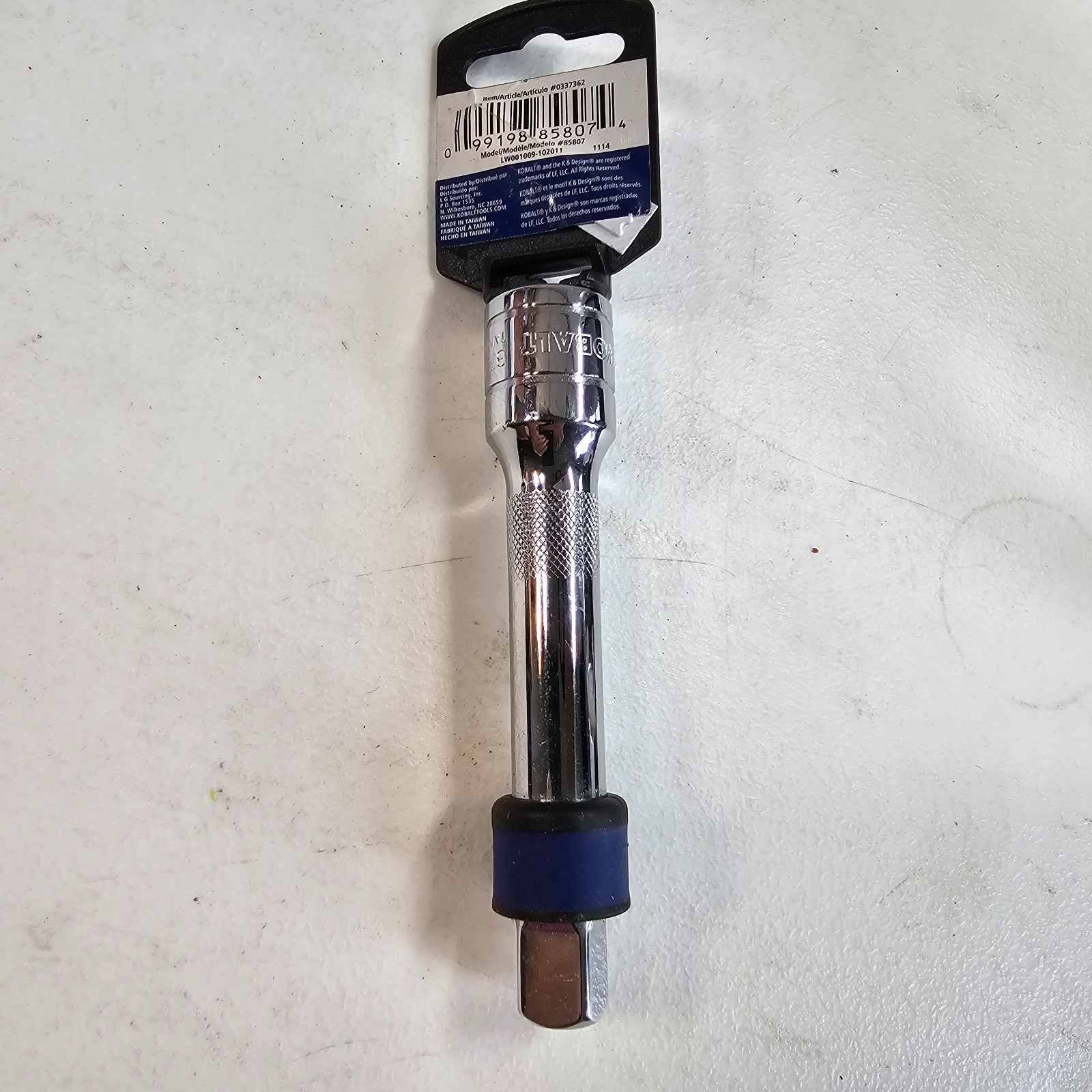 Kobalt 9 Pieces 7 1/2″ Drive Sockets 12-Point Universal SAE Metric 2 Extensions
