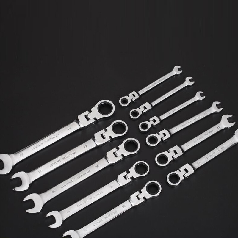 Flexible Ratchet Wrench 6-32mm Spanner Gear Ring Ratcheting Metric Flex Head