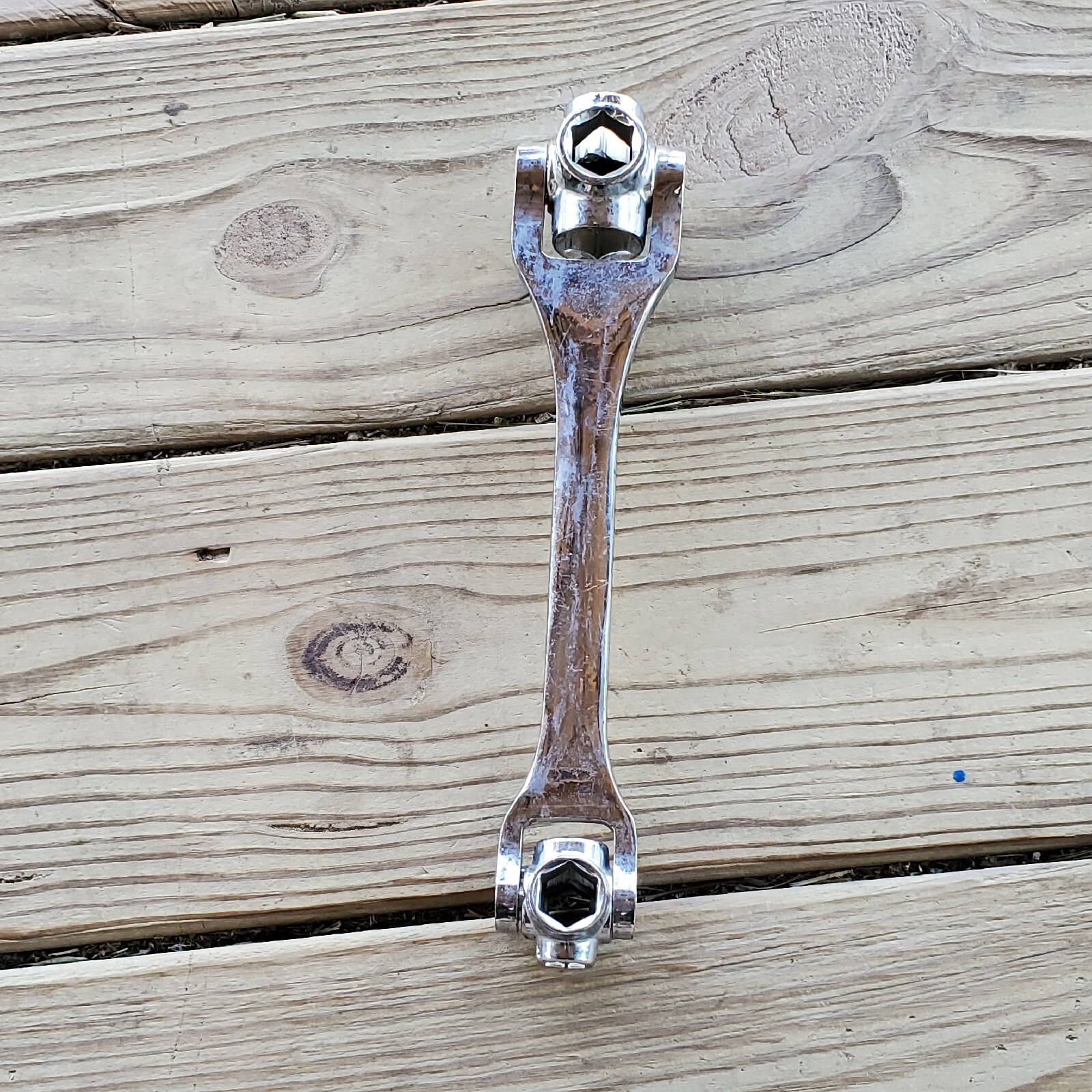 Great Neck 8 in 1 Wrench Six-point 3/8″ 7/16″ 1/2″ 9/16″ 10 Inches Long Standard