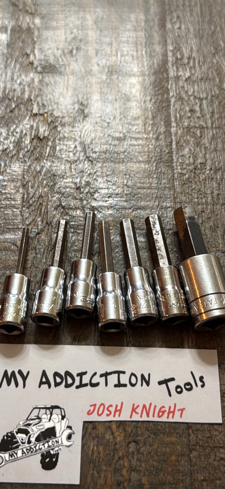 Snap on 7 piece Allen set SAE all work just as they should