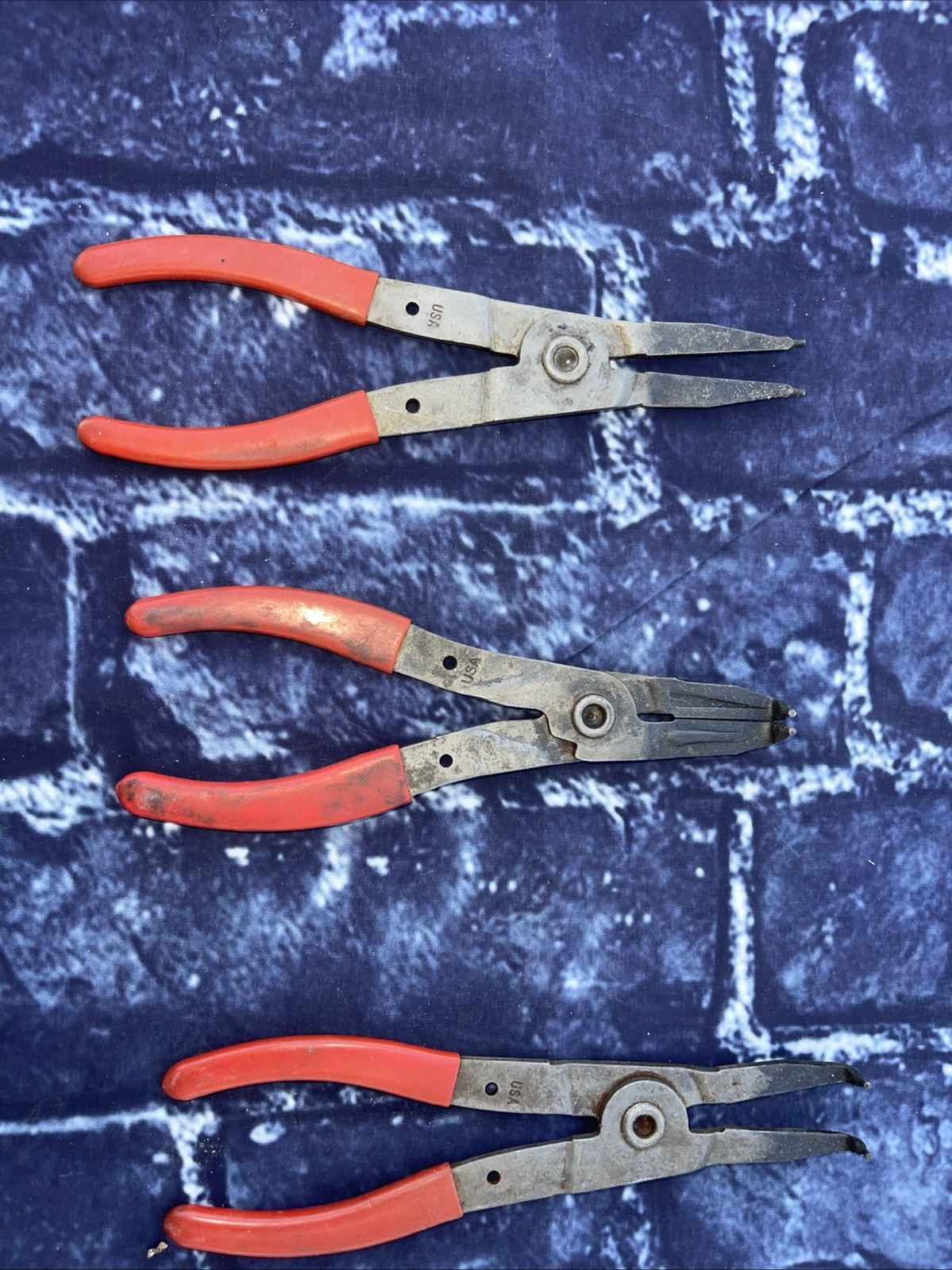 Blue Point USA 2pc Retaining Ring Pliers Lot PR-249A & 24A & 249A