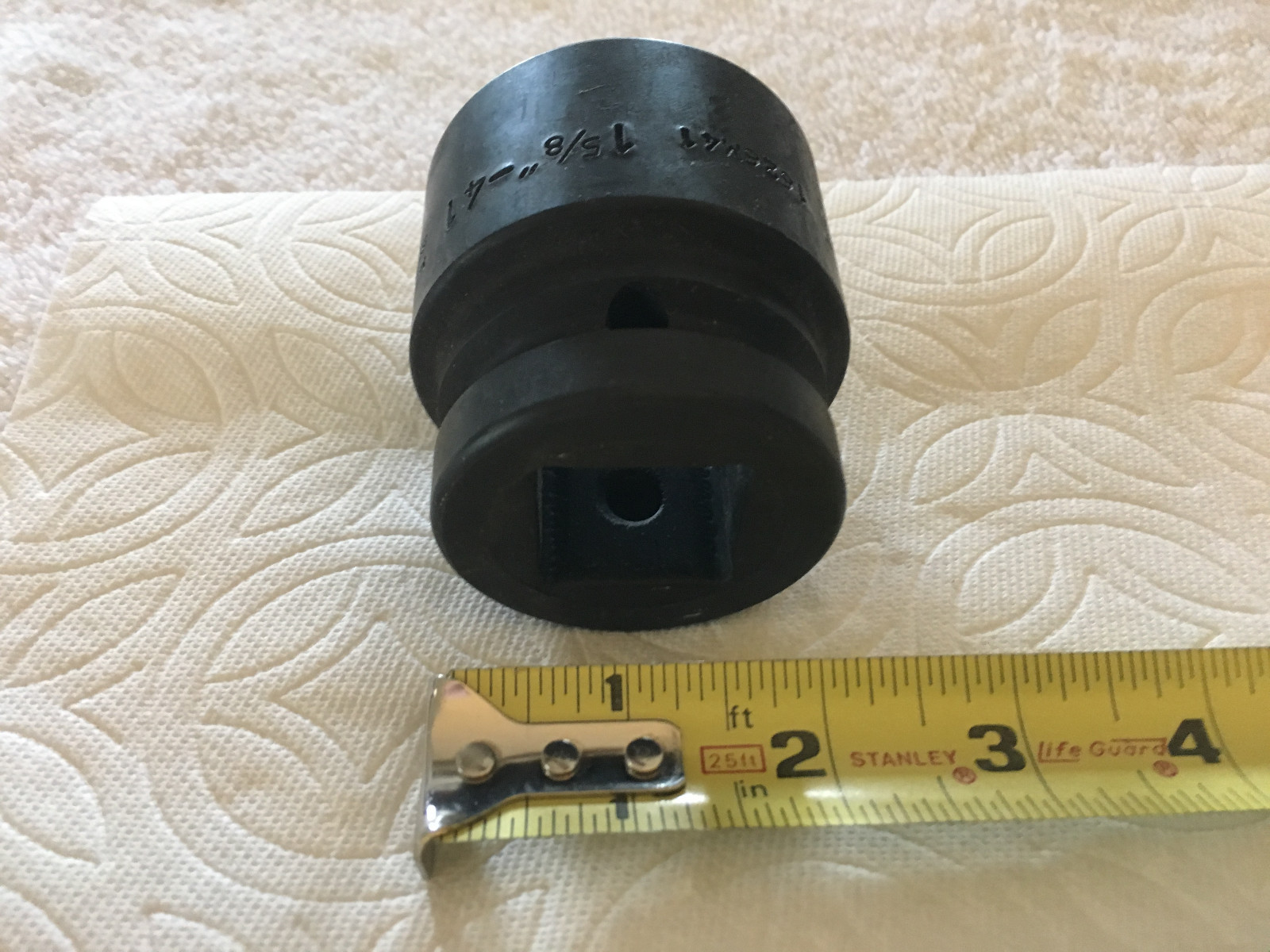 OZAT 1626M41 – 1″ Drive – 6 Point 1-5/8″-41mm Short Impact Socket Black
