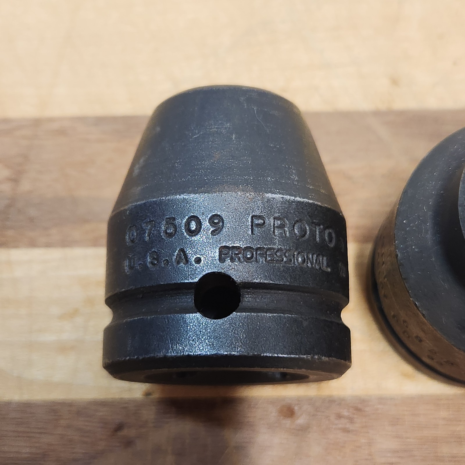 Wright & Proto 3/4 inch drive 6 point socket lot 1-3/8, 1-3/16, 7/8, 11/16, 9/16