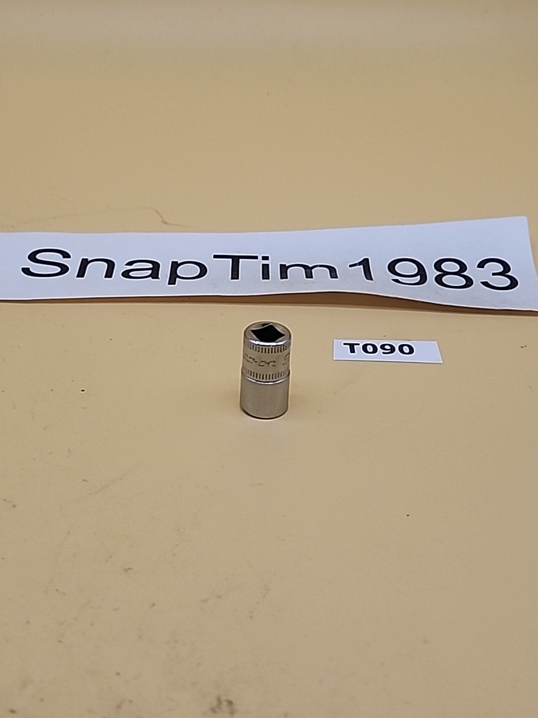 Snap-On Tools TMM9 1/4” Drive 9mm Metric Shallow 6 Point Chrome Socket