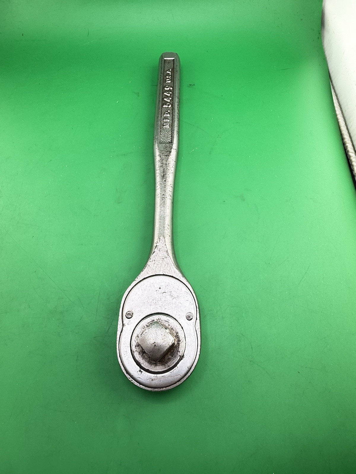 Vintage Plomb 10.25″ Ratchet 1/2″ Drive Pebble Handle 5449 Plvmb Plumb USA