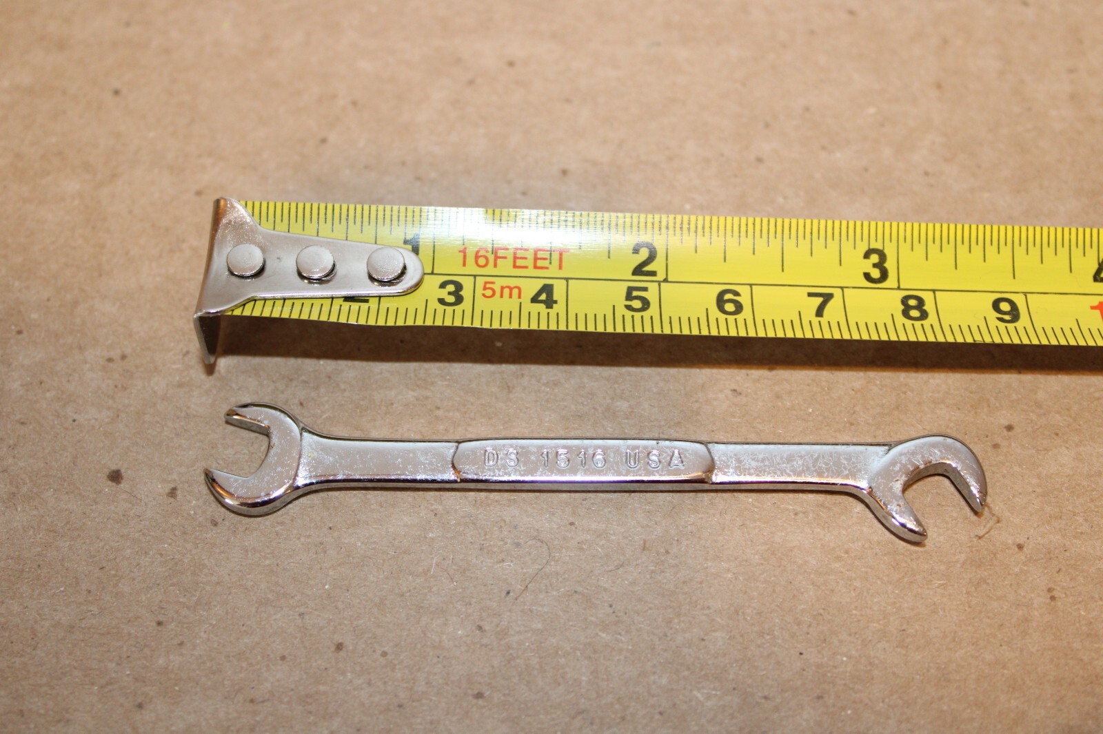 Snap On Tools DS1516 ~ 15/64–1/4″ SAE 15°/ 60° Offset Open-End Ignition Wrench A
