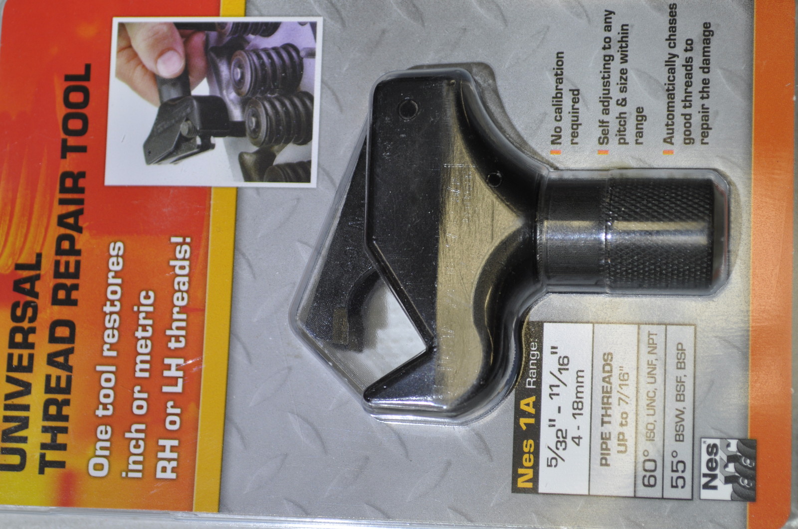 Universal External Thread Repair Tool 5/32″ – 11/16″ SHILO NES-1A Made in Israel