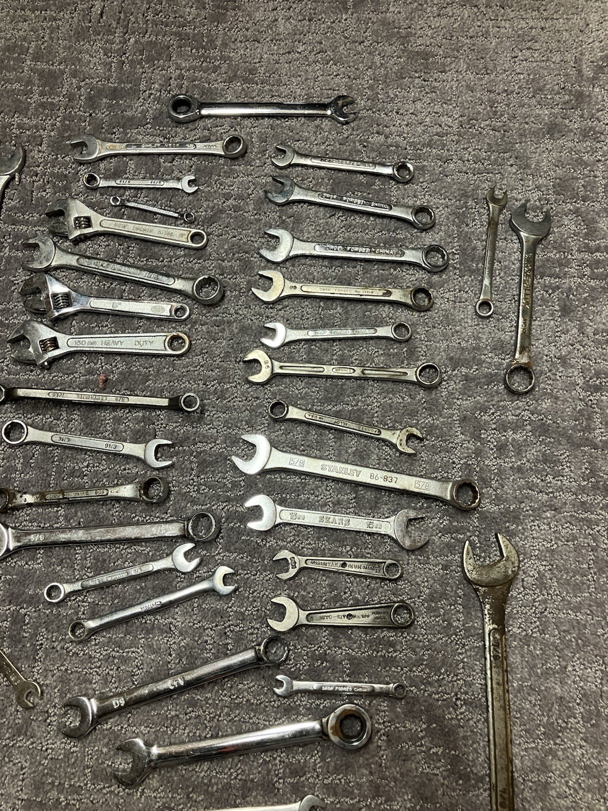 Mixed Lot of (40) of Assorted Wrenches Various Sizes (b)