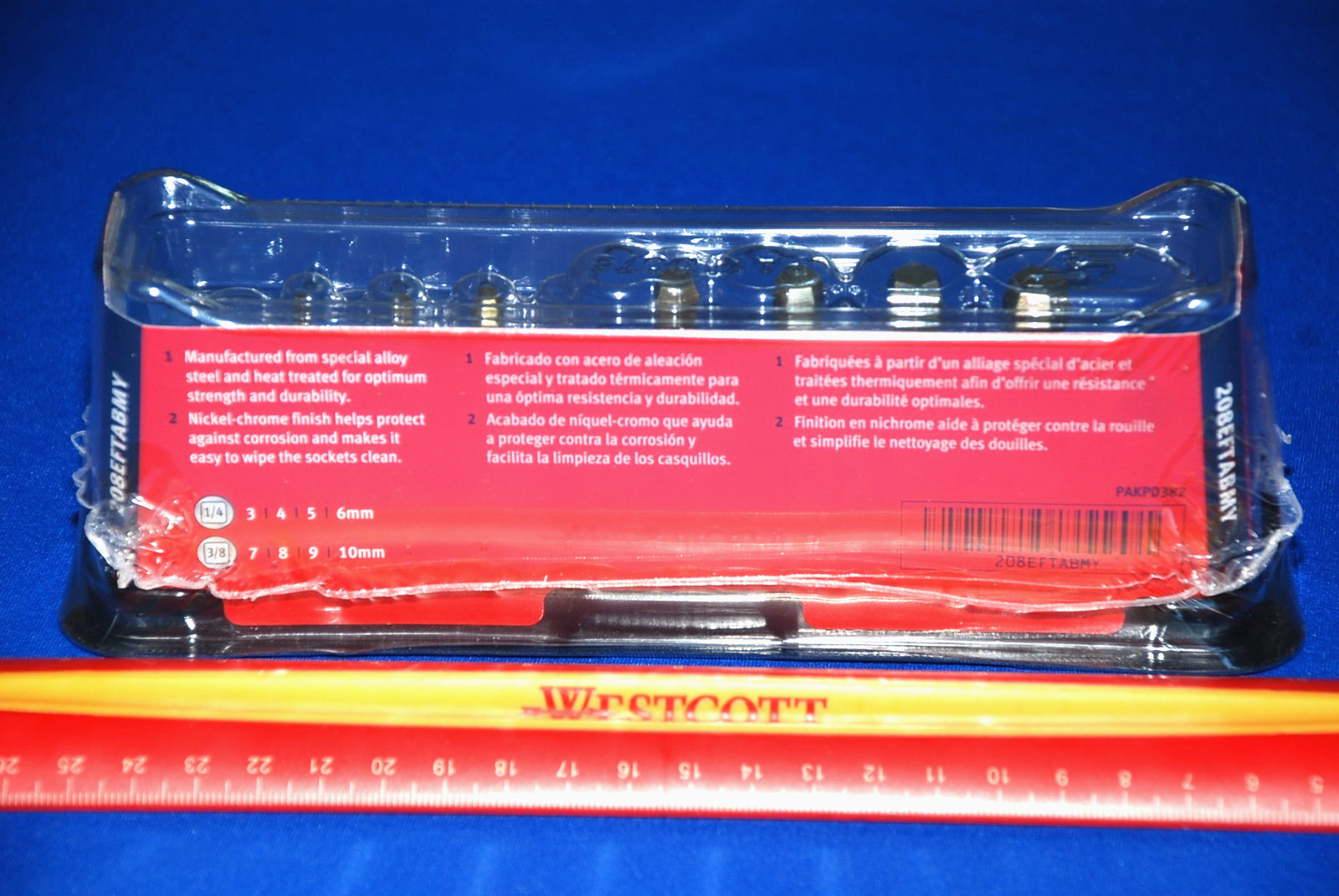 Snap-on NEW 8 Piece Combination Drive Metric Ball Hex Bit Socket Set (3-10 mm)