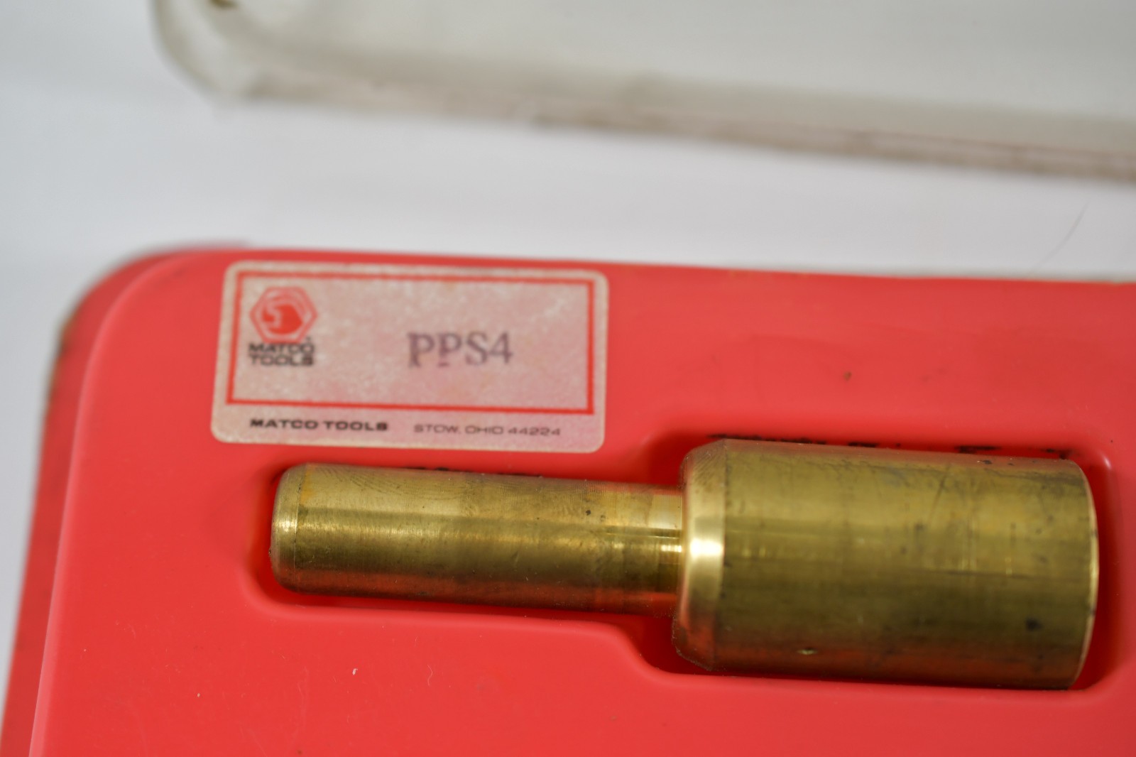 Matco Tools PPS4 4 Piece Poly-Punch Brass Drift Punches with Holder USA O024