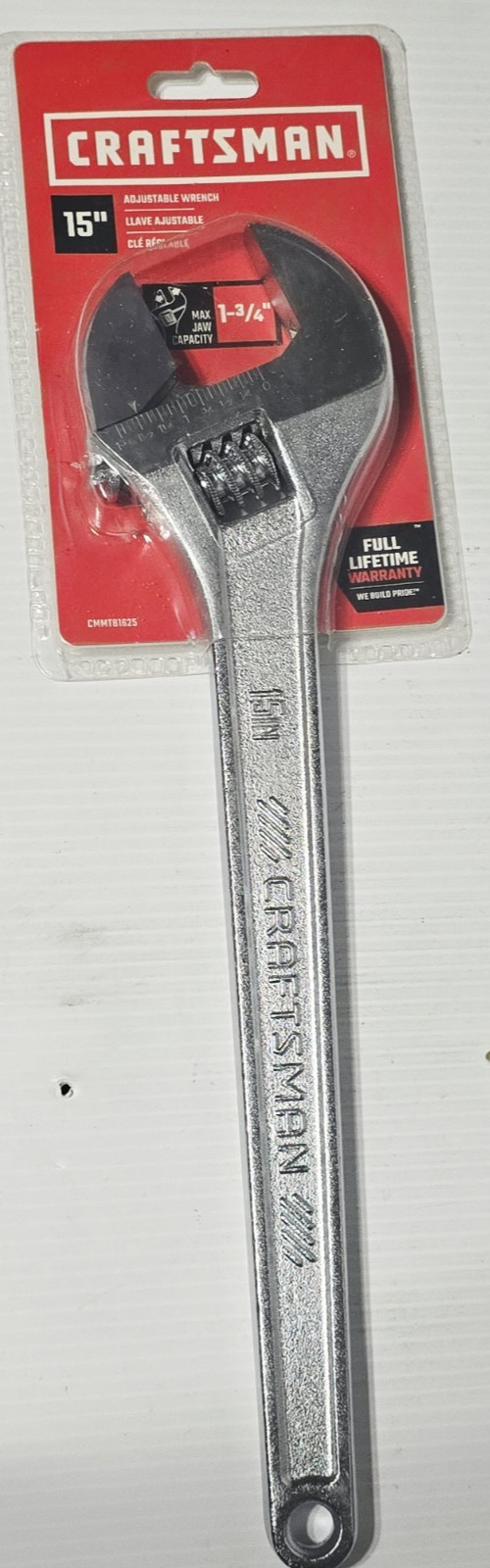 Genuine Craftsman 6″ 8″ 10″ 15″ Adjustable Wrench USA – NEW