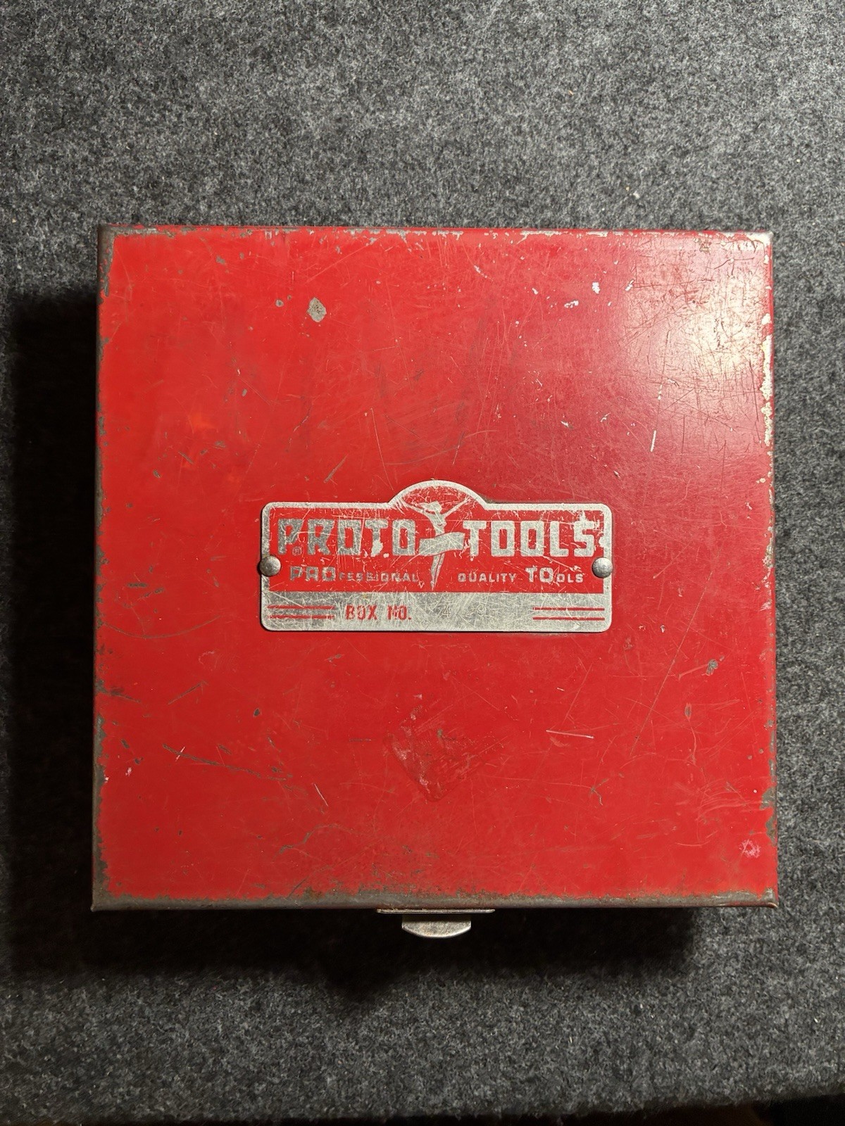 Vintage Proto Metal Case, With Snap On, Proto, and Mac Sockets, Made in USA