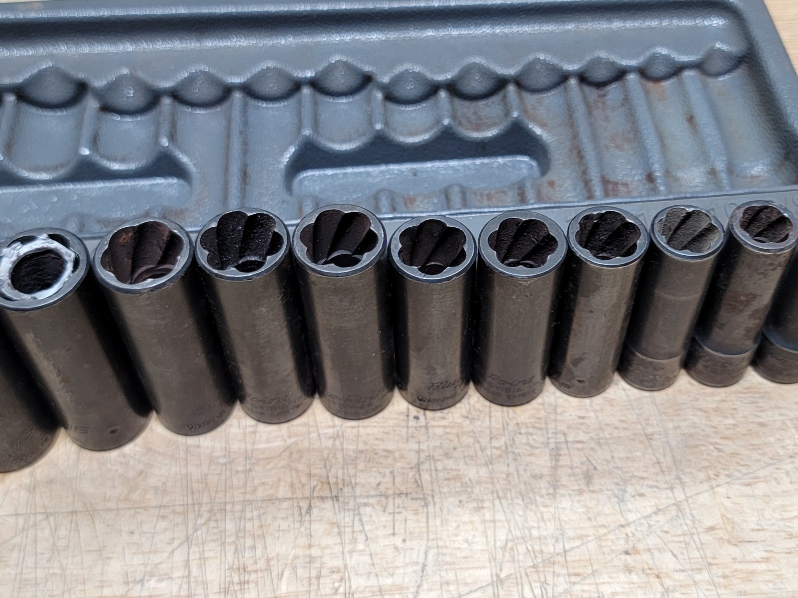 Blue-Point 3/8″ Drive DEEP Metric & SAE TWIST Impact Socket Set 213TSFSYA
