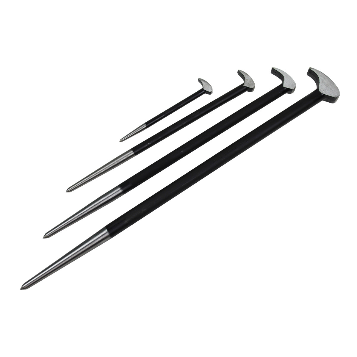 K Tool International 71600 Heat Treated Pry Bars With Rolling Head Design